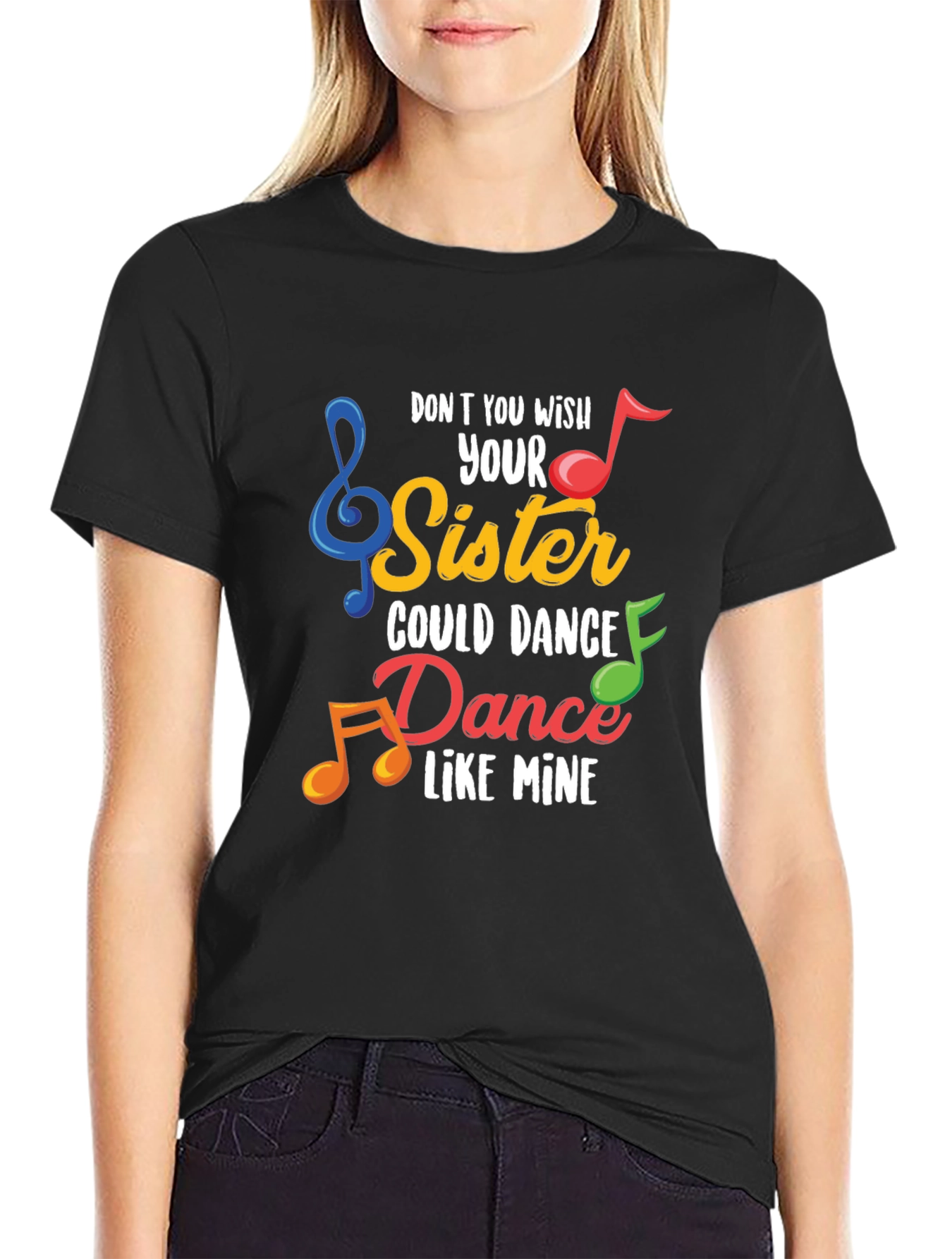 Funny Sister Dance Graphic Tee