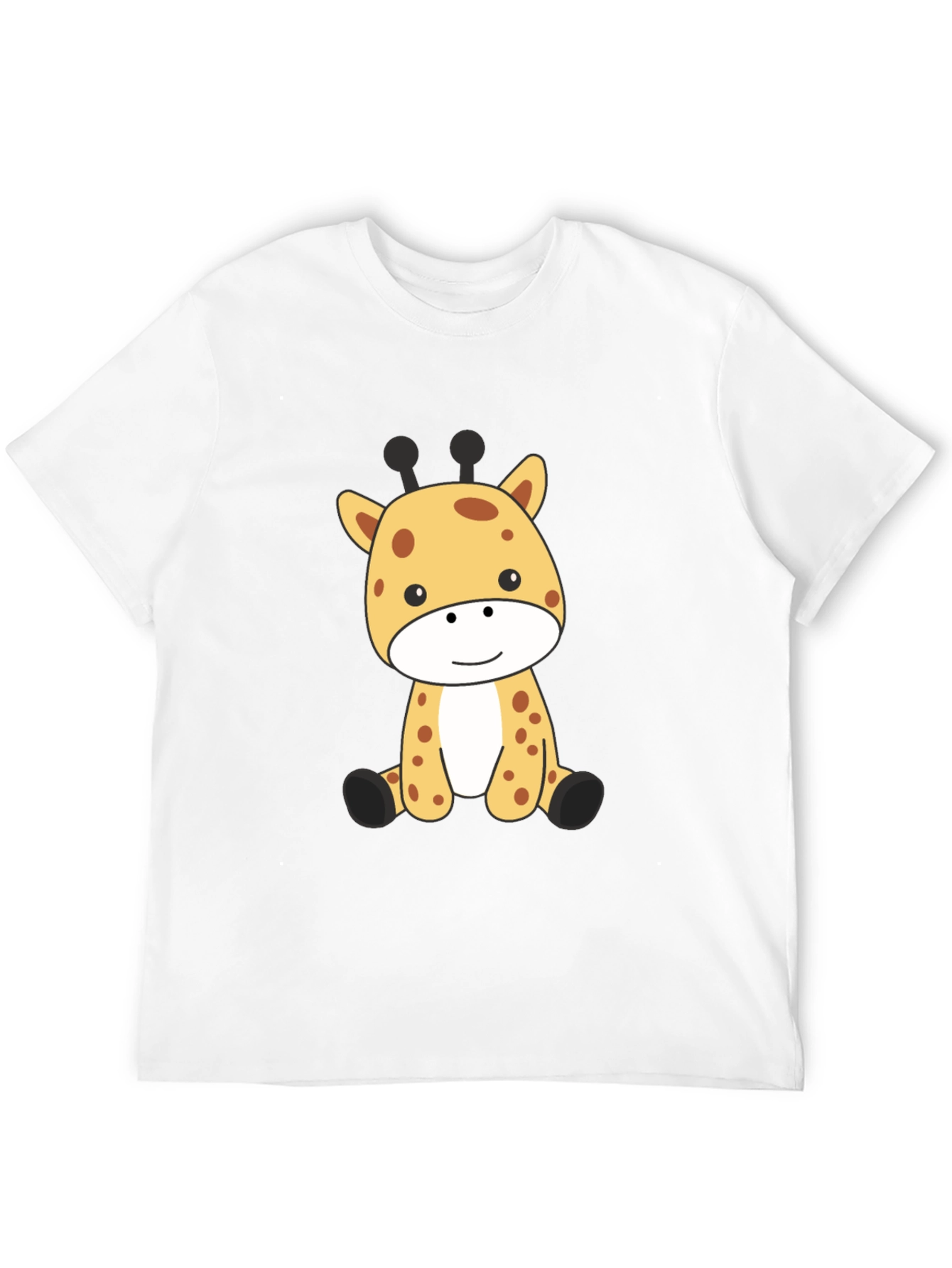 Cute Giraffe Graphic Tee - Soft Cotton Blend