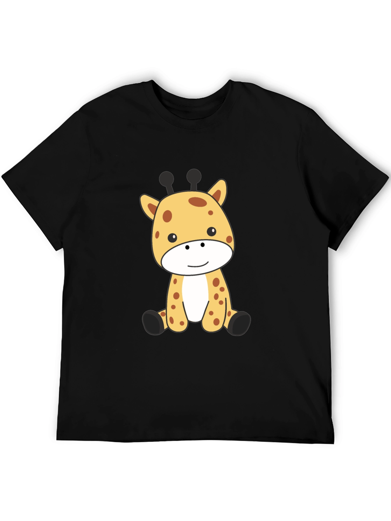 Cute Giraffe Graphic Tee - Soft Cotton Blend