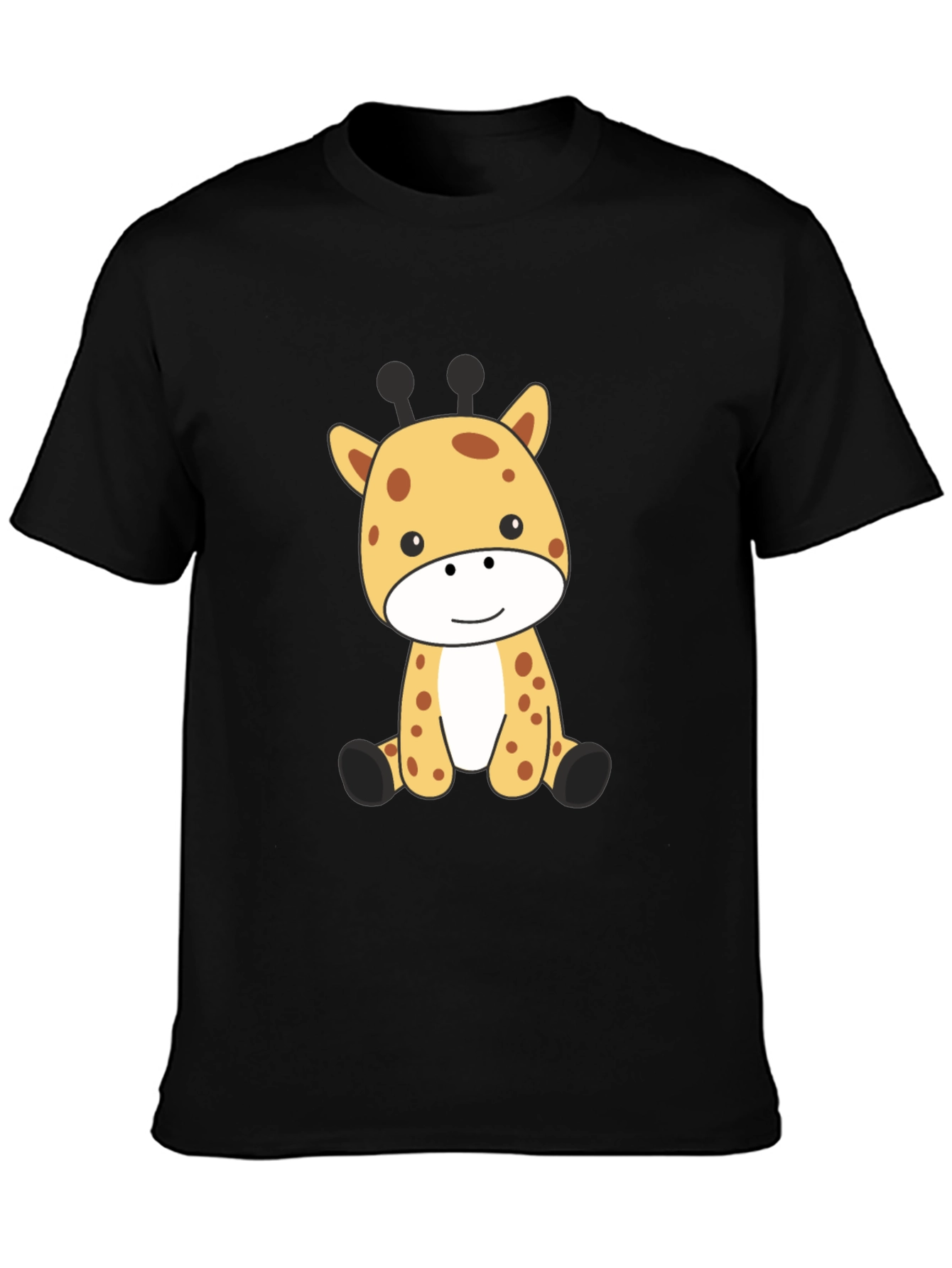 Cute Giraffe Graphic Tee - Soft Cotton Blend