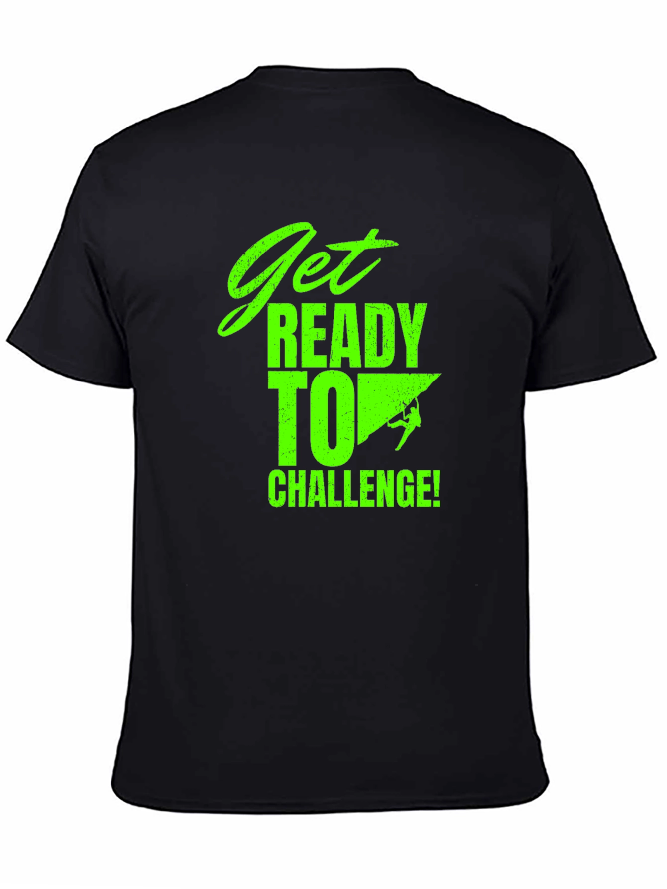 Get Ready To Challenge Black T-Shirt