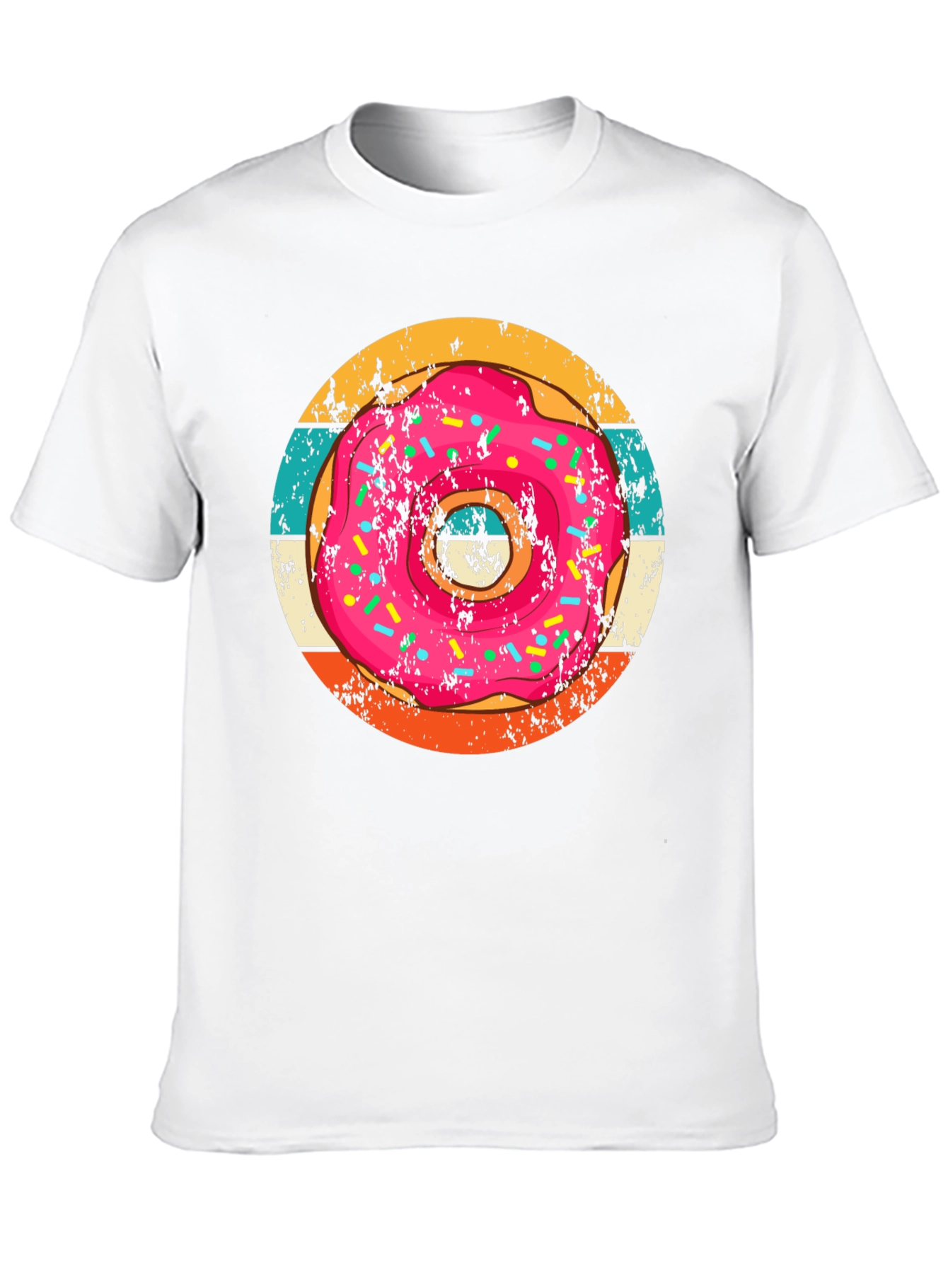 Retro Donut T-Shirt - Sweet Treat Graphic Tee