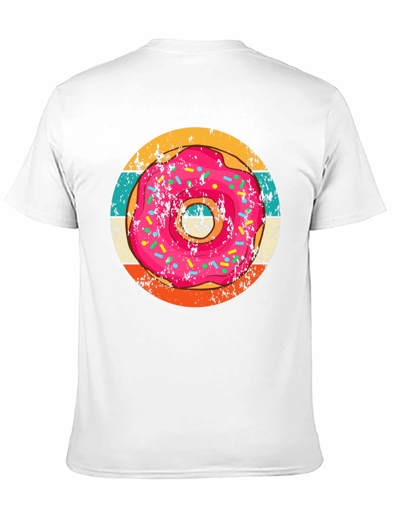 Retro Donut T-Shirt - Sweet Treat Graphic Tee