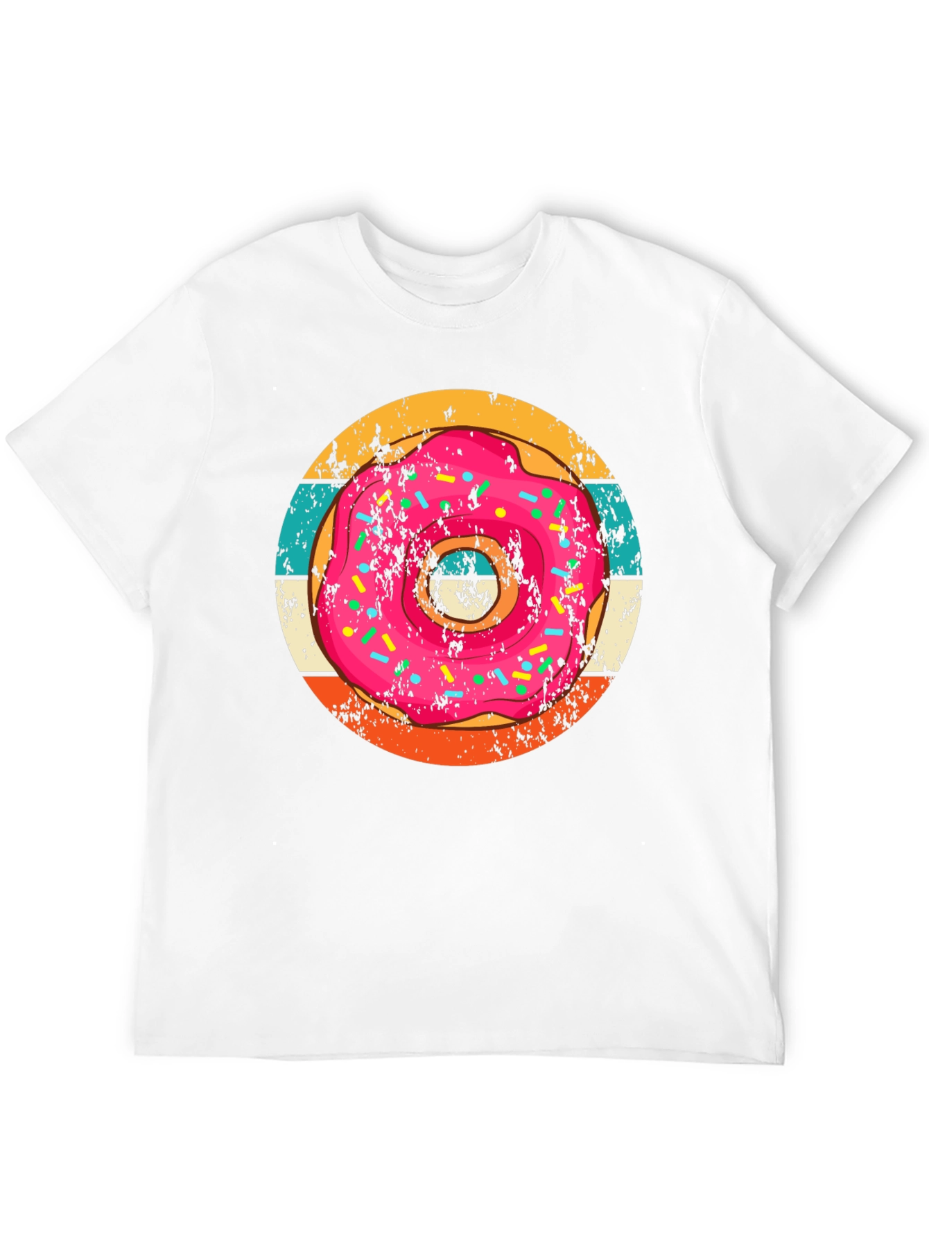 Retro Donut T-Shirt - Sweet Treat Graphic Tee