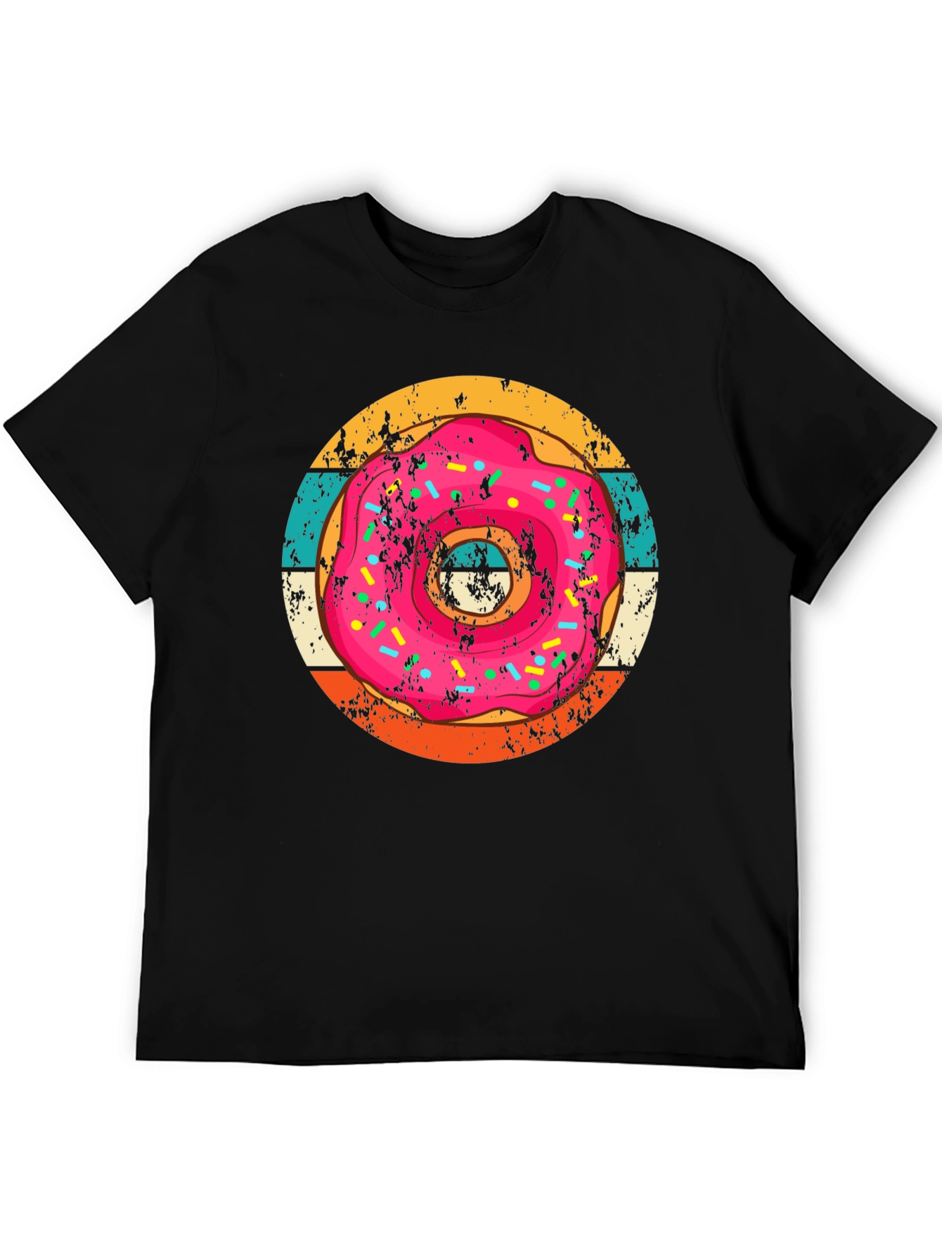 Retro Donut T-Shirt - Sweet Treat Graphic Tee