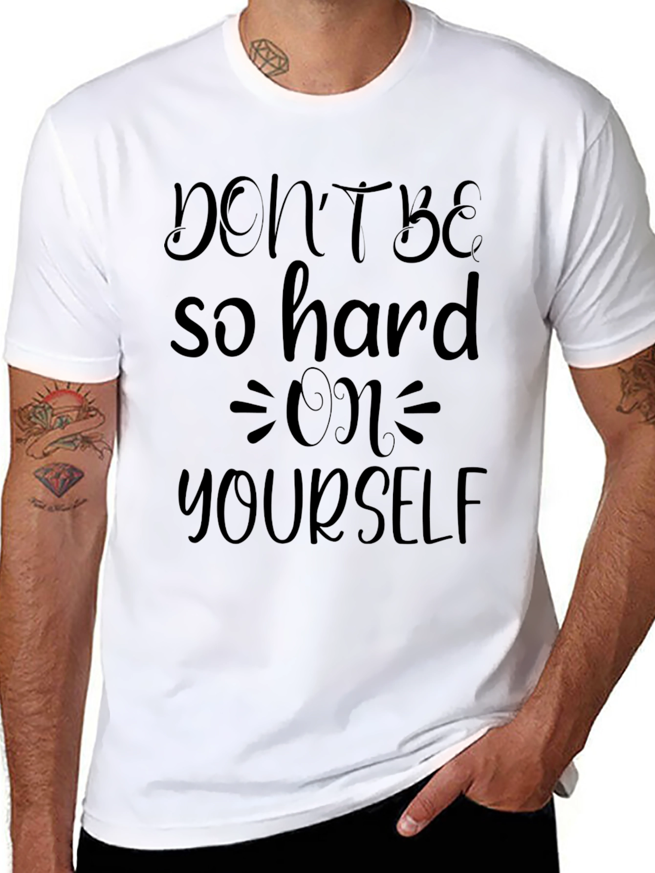 Dont Be So Hard On Yourself Graphic T-Shirt