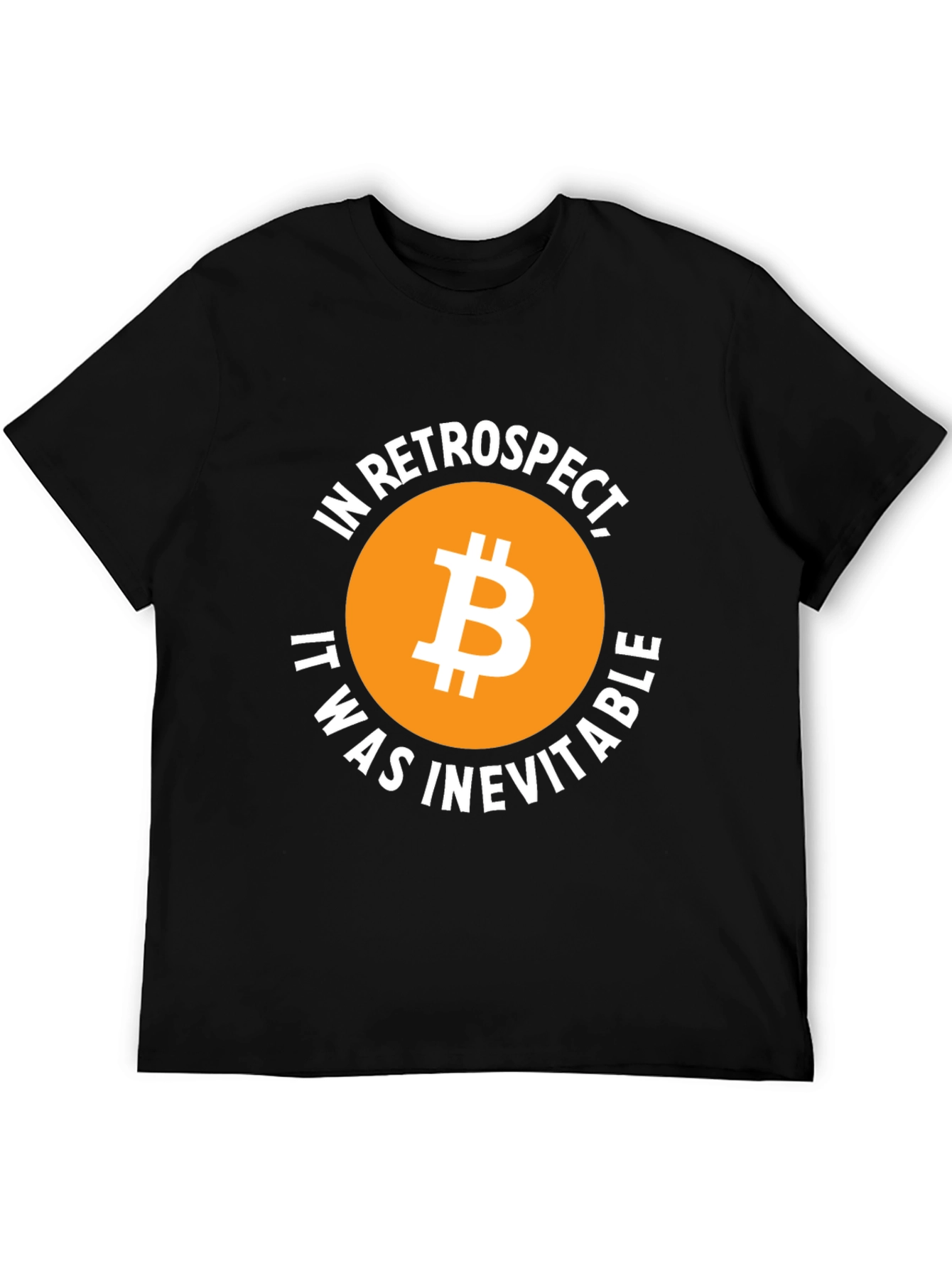 Bitcoin Retrospect Graphic Tee - Crypto Inevitable Design