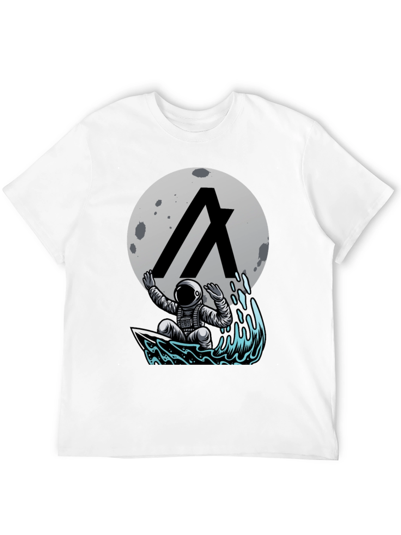 Astronaut Surfing T-Shirt - Space & Waves