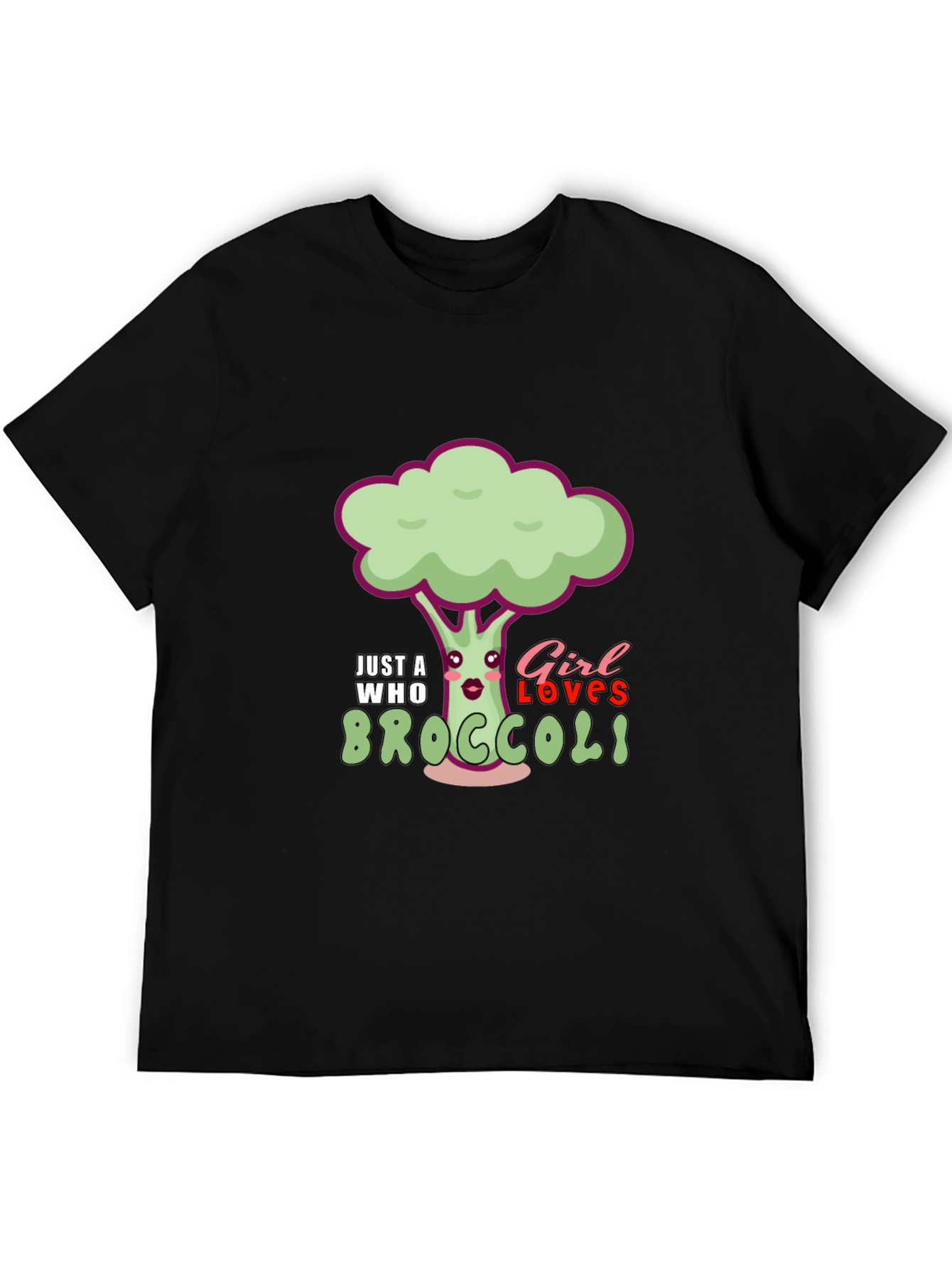 Just A Girl Who Loves Broccoli T-Shirt
