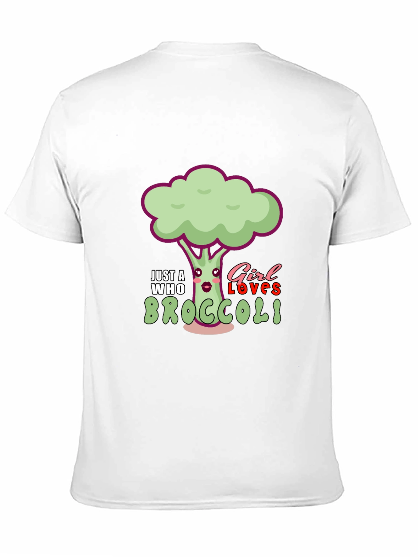 Just A Girl Who Loves Broccoli T-Shirt