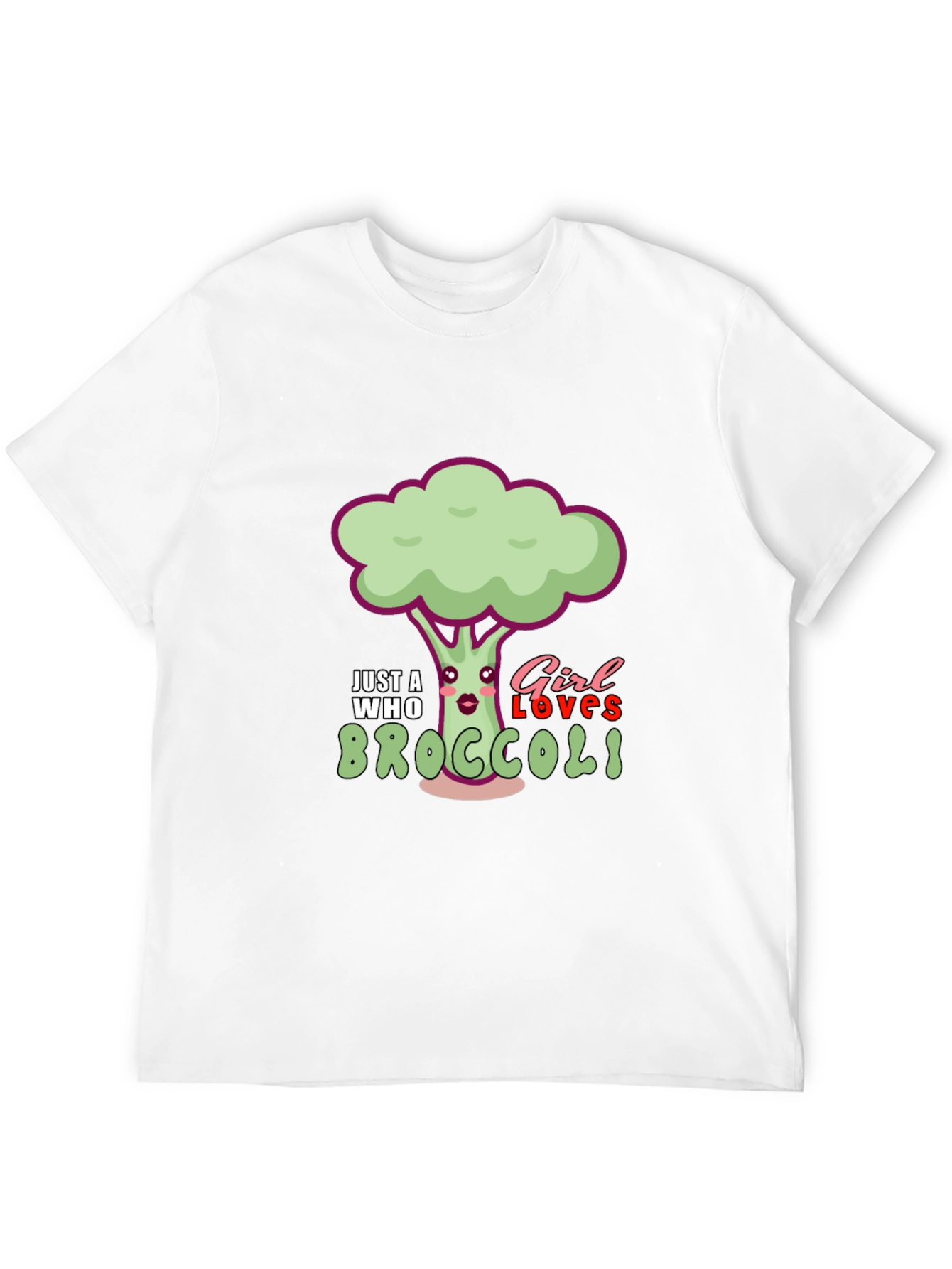 Just A Girl Who Loves Broccoli T-Shirt