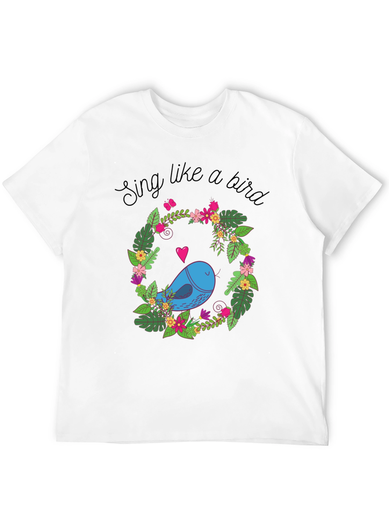 Sing Like a Bird Floral Tee