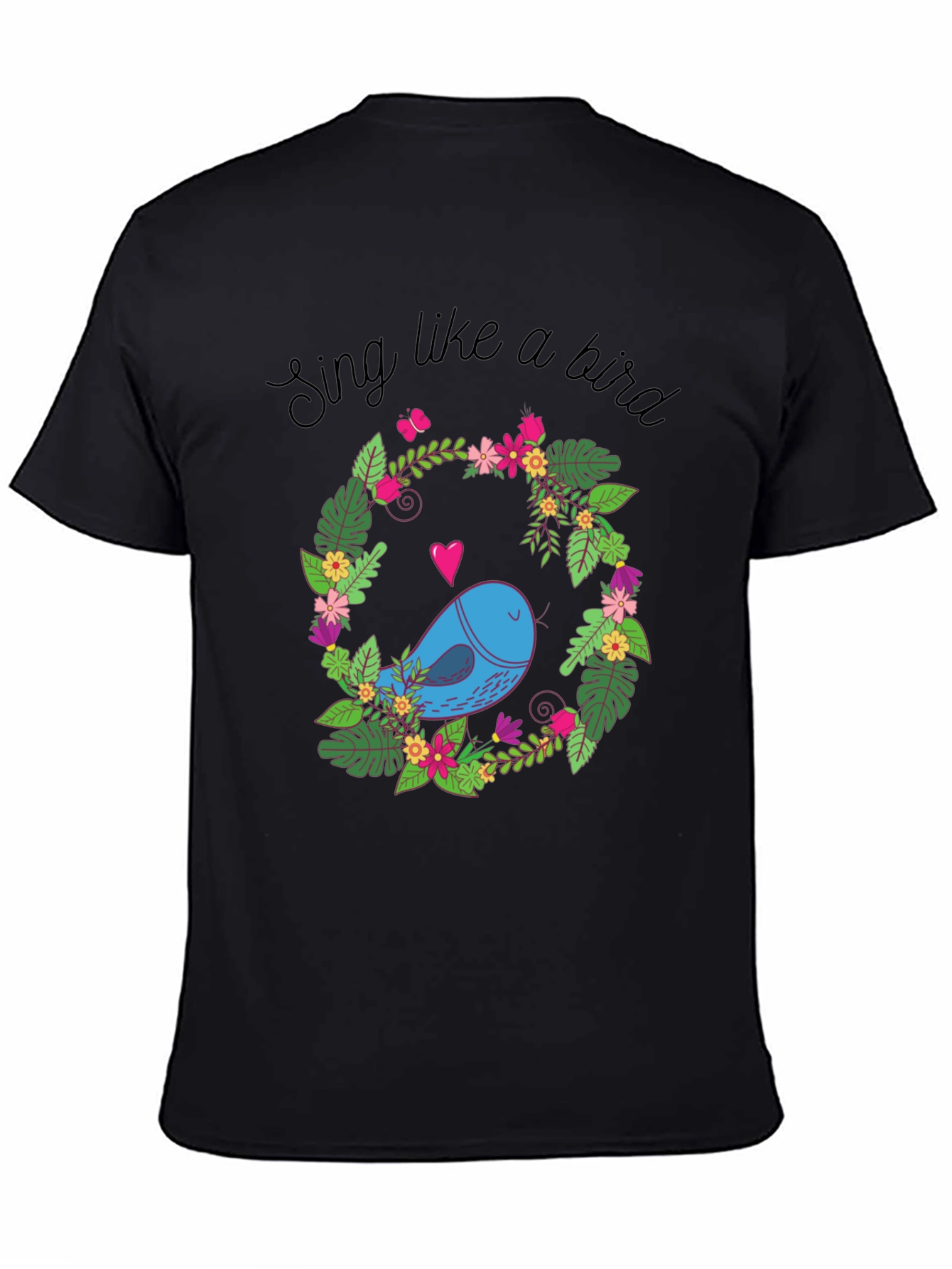 Sing Like a Bird Floral Tee