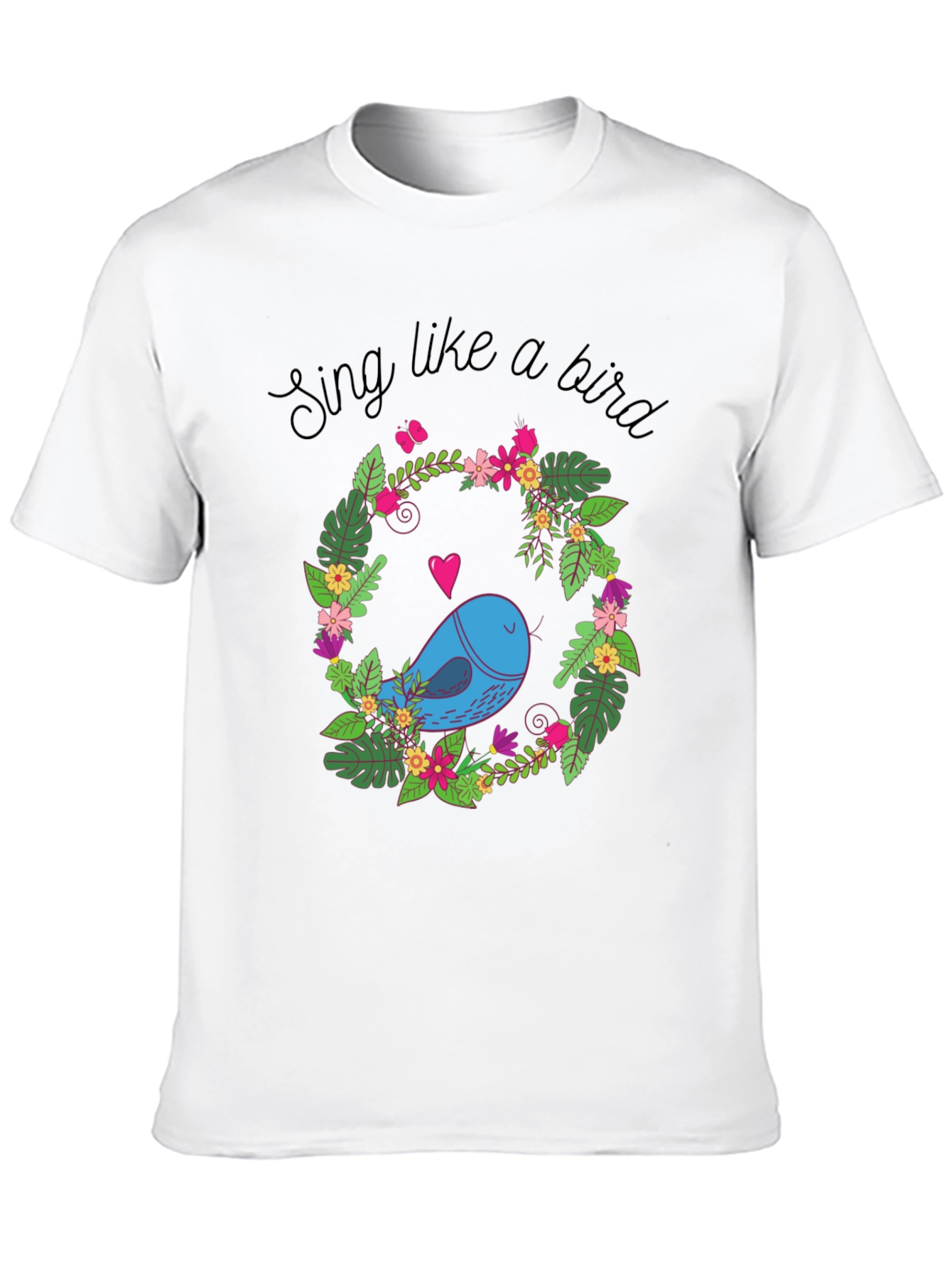Sing Like a Bird Floral Tee