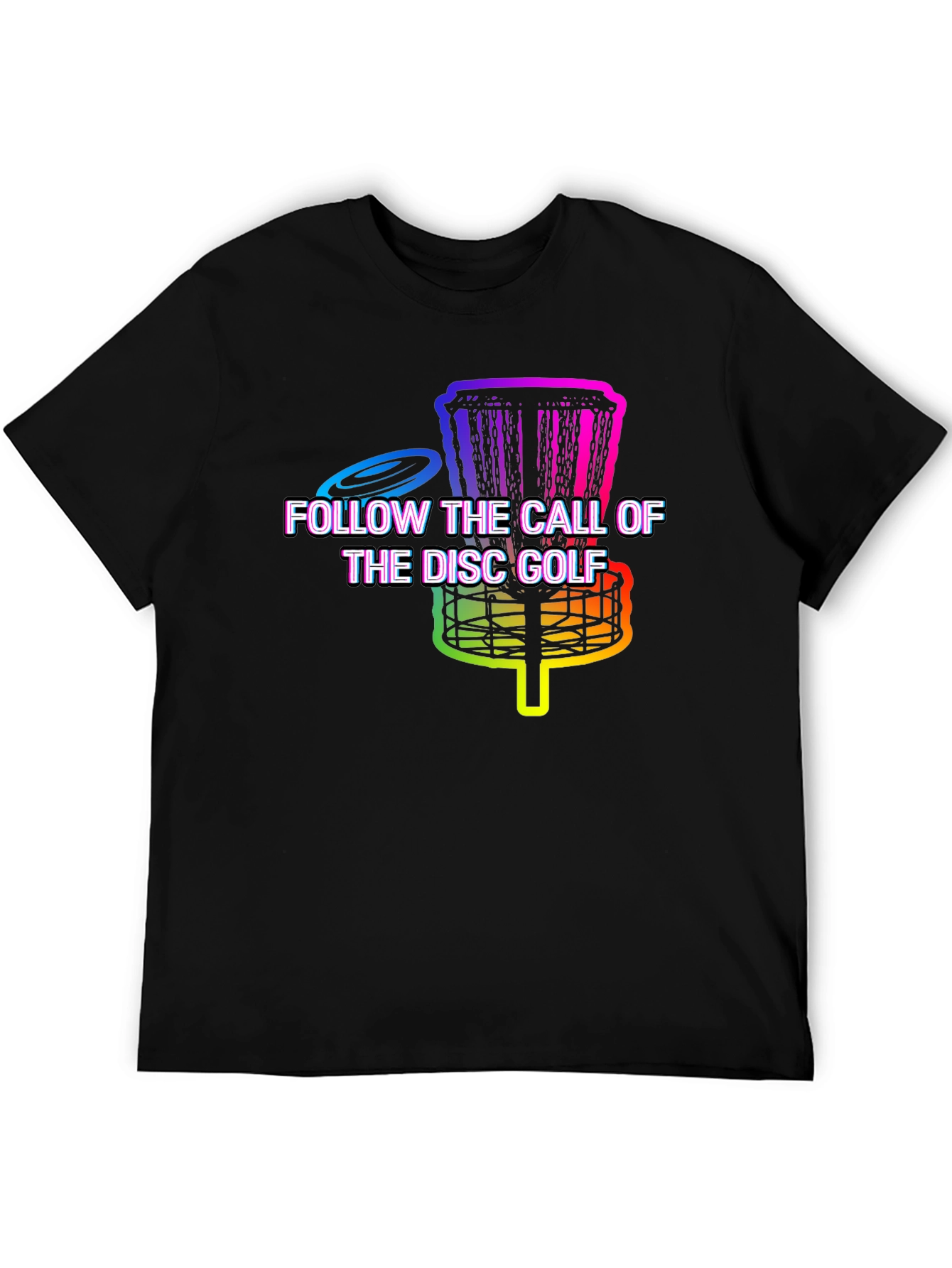 Rainbow Disc Golf T-Shirt - Follow the Call