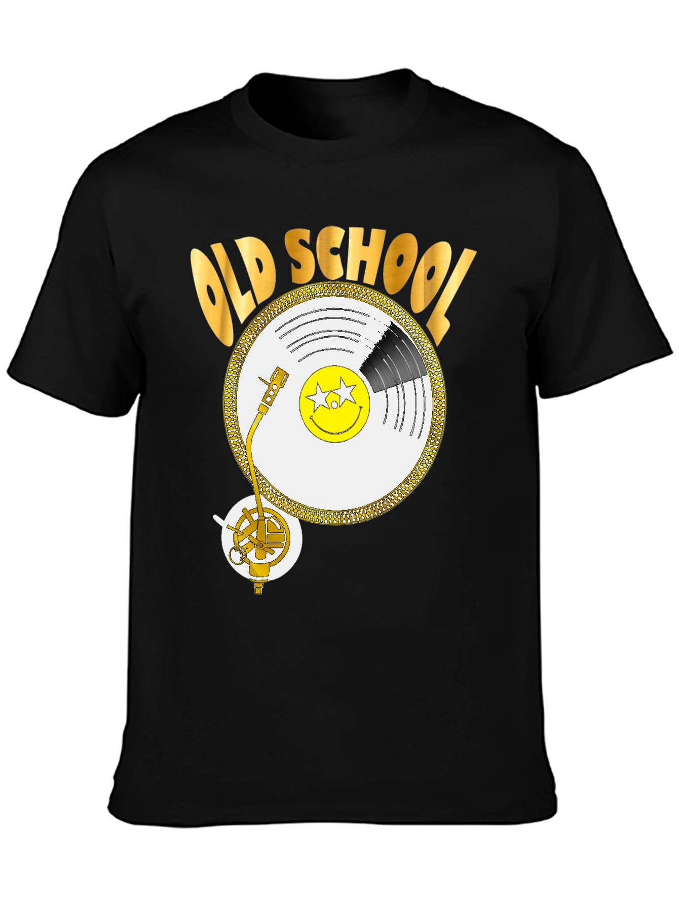 Old School Vinyl Record Graphic T-Shirt