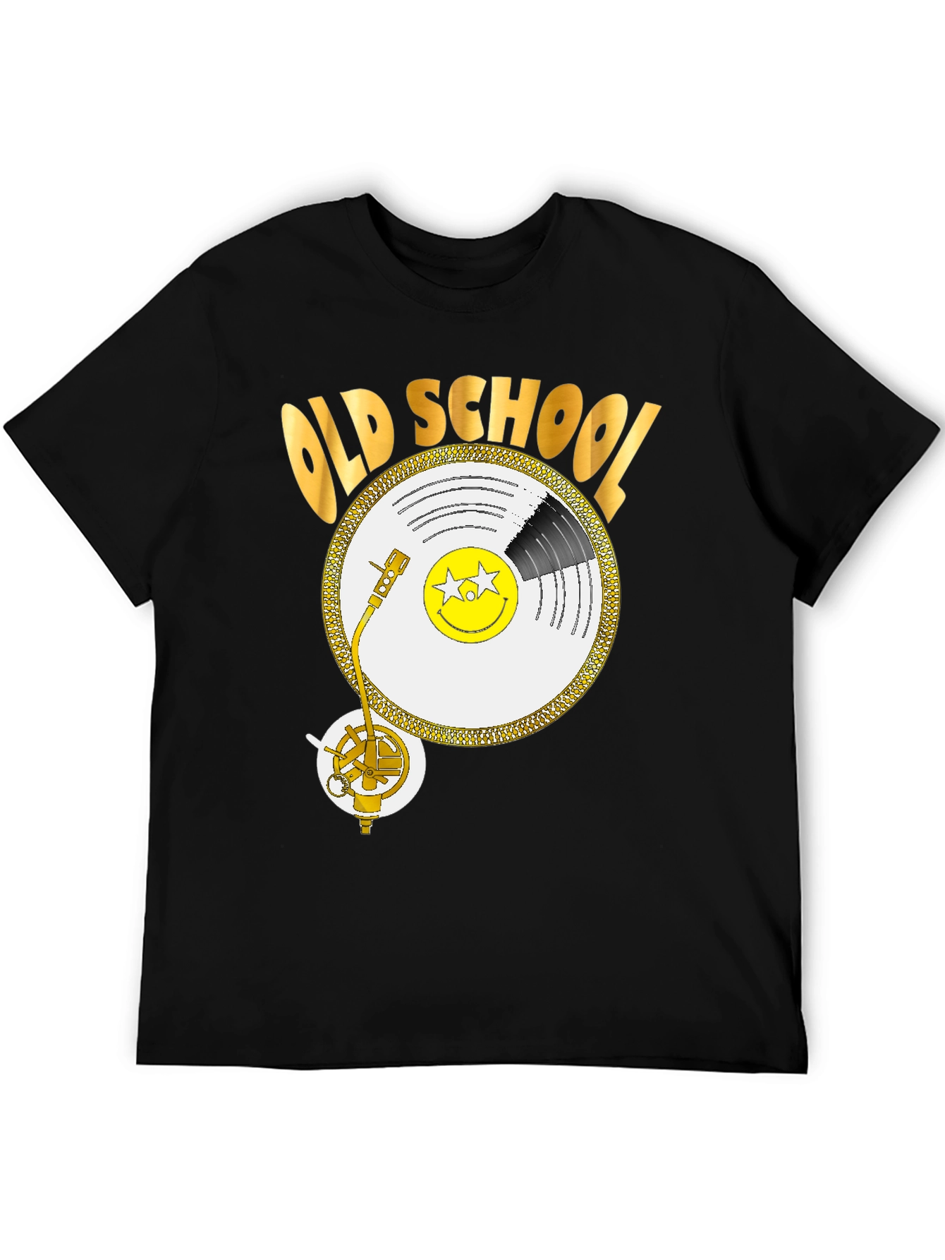 Old School Vinyl Record Graphic T-Shirt