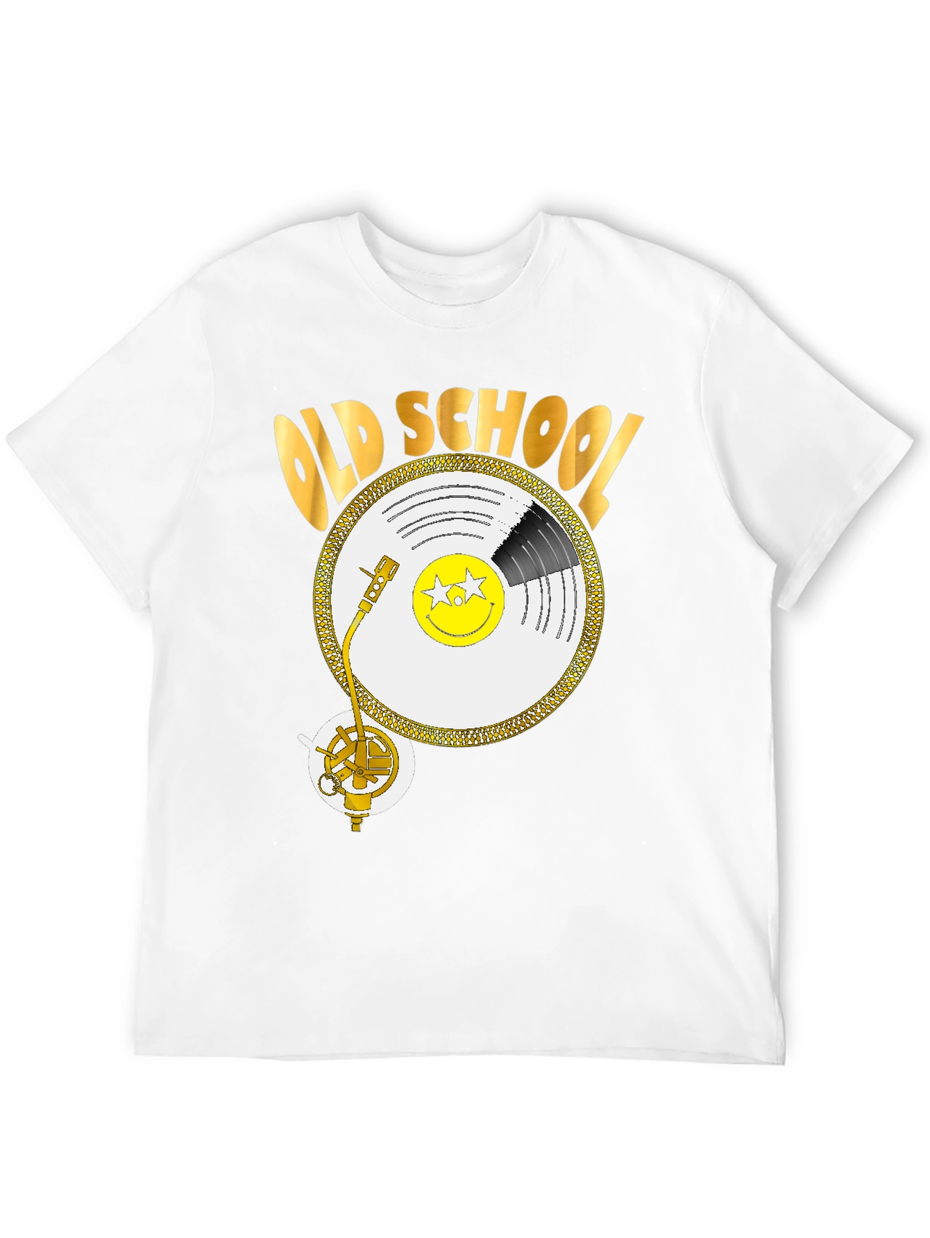 Old School Vinyl Record Graphic T-Shirt