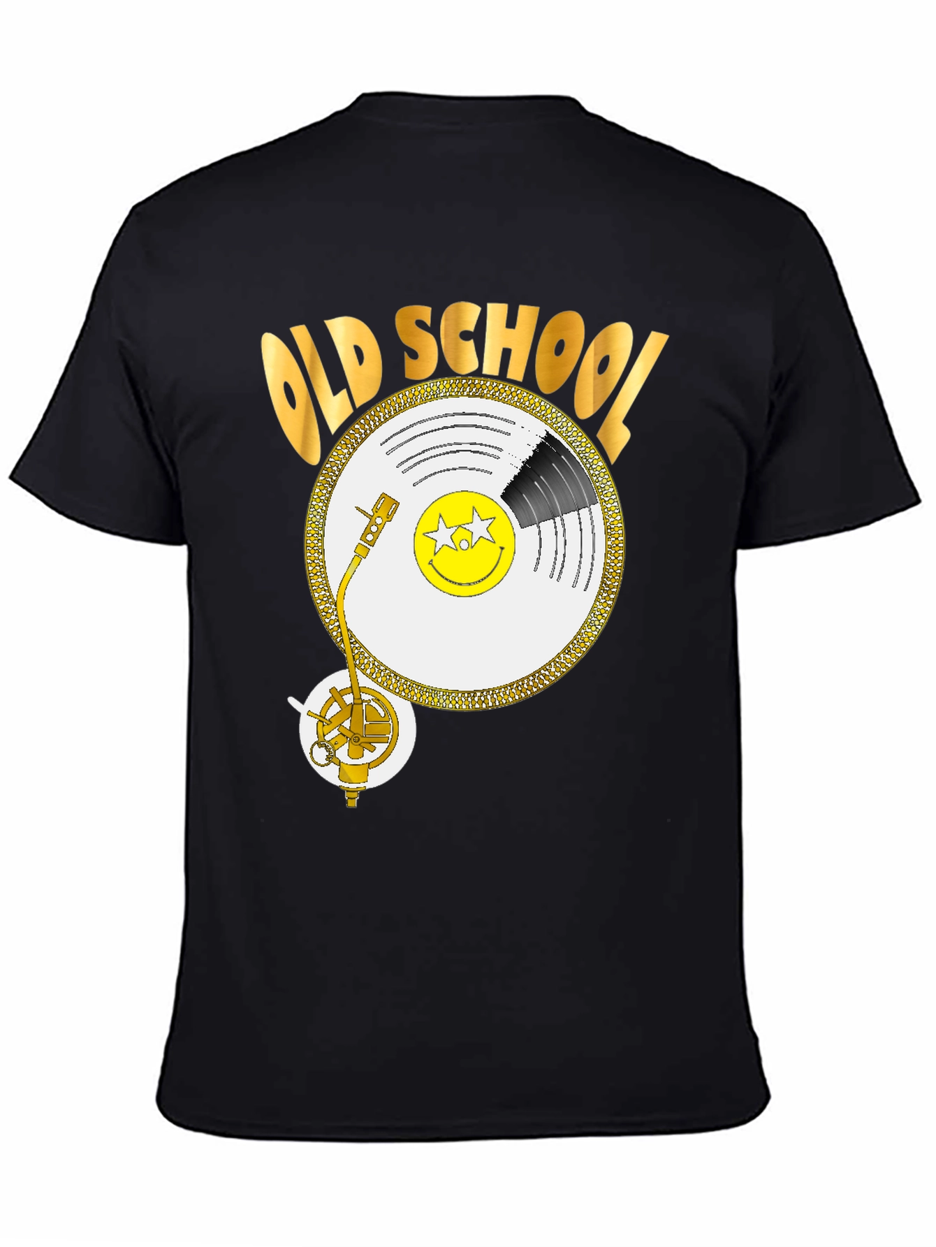 Old School Vinyl Record Graphic T-Shirt