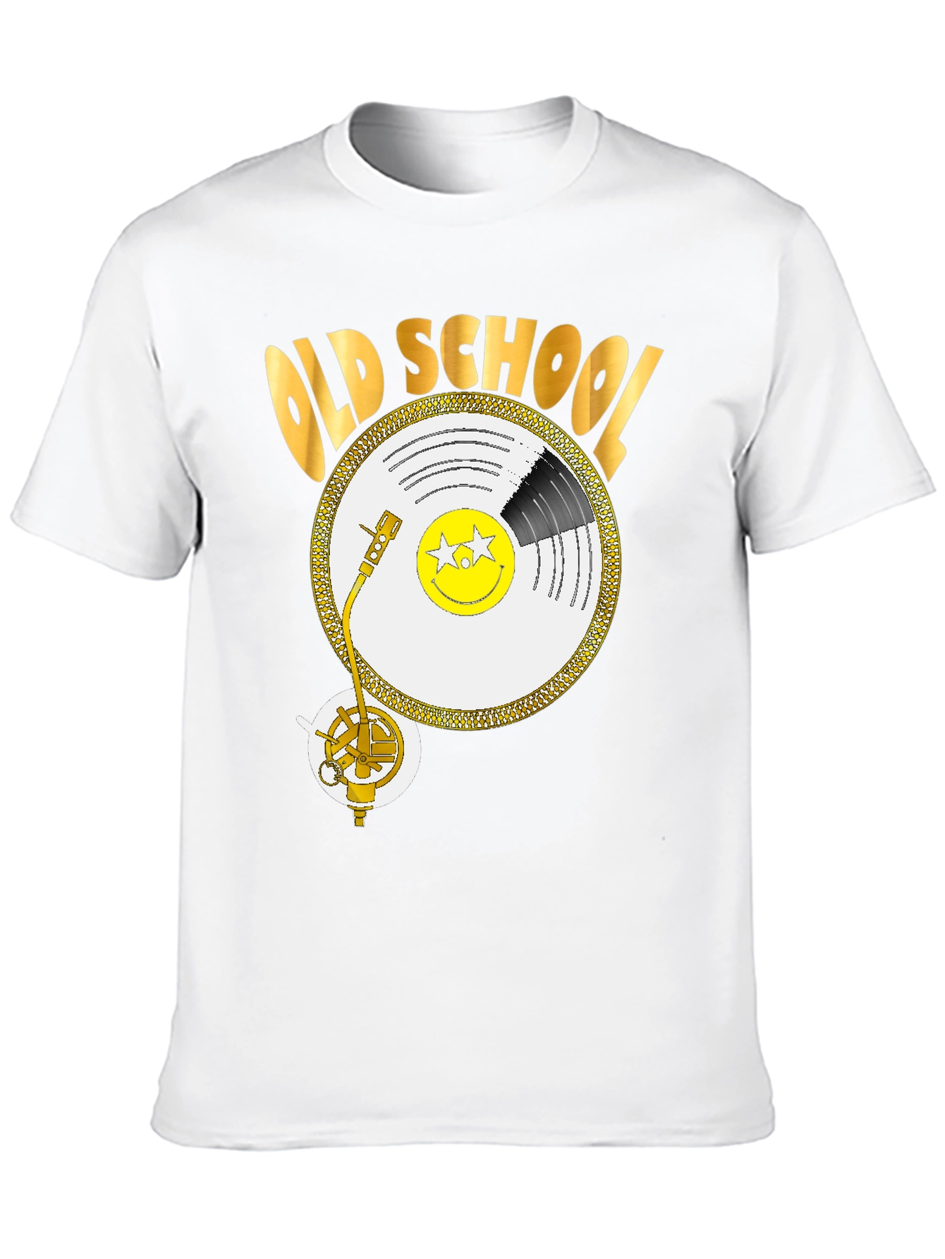 Old School Vinyl Record Graphic T-Shirt