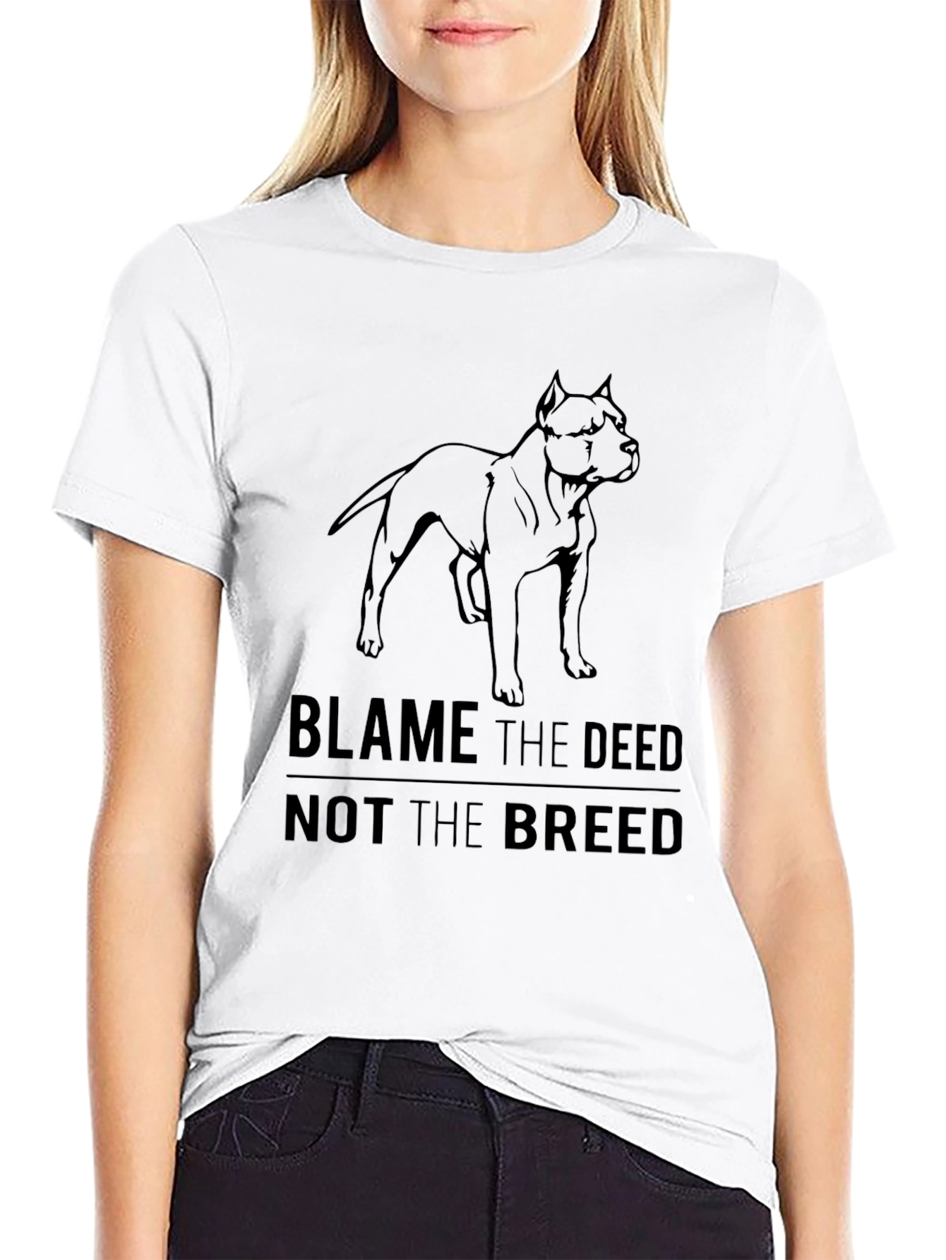 Blame the Deed Not the Breed - Graphic Tee