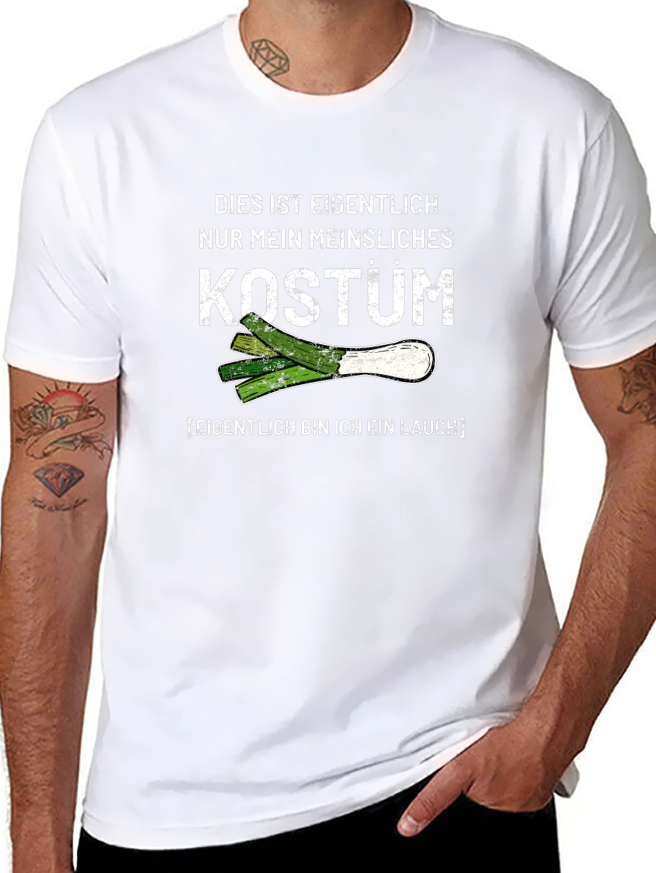 Funny Leek Costume T-Shirt - Mein Kostüm