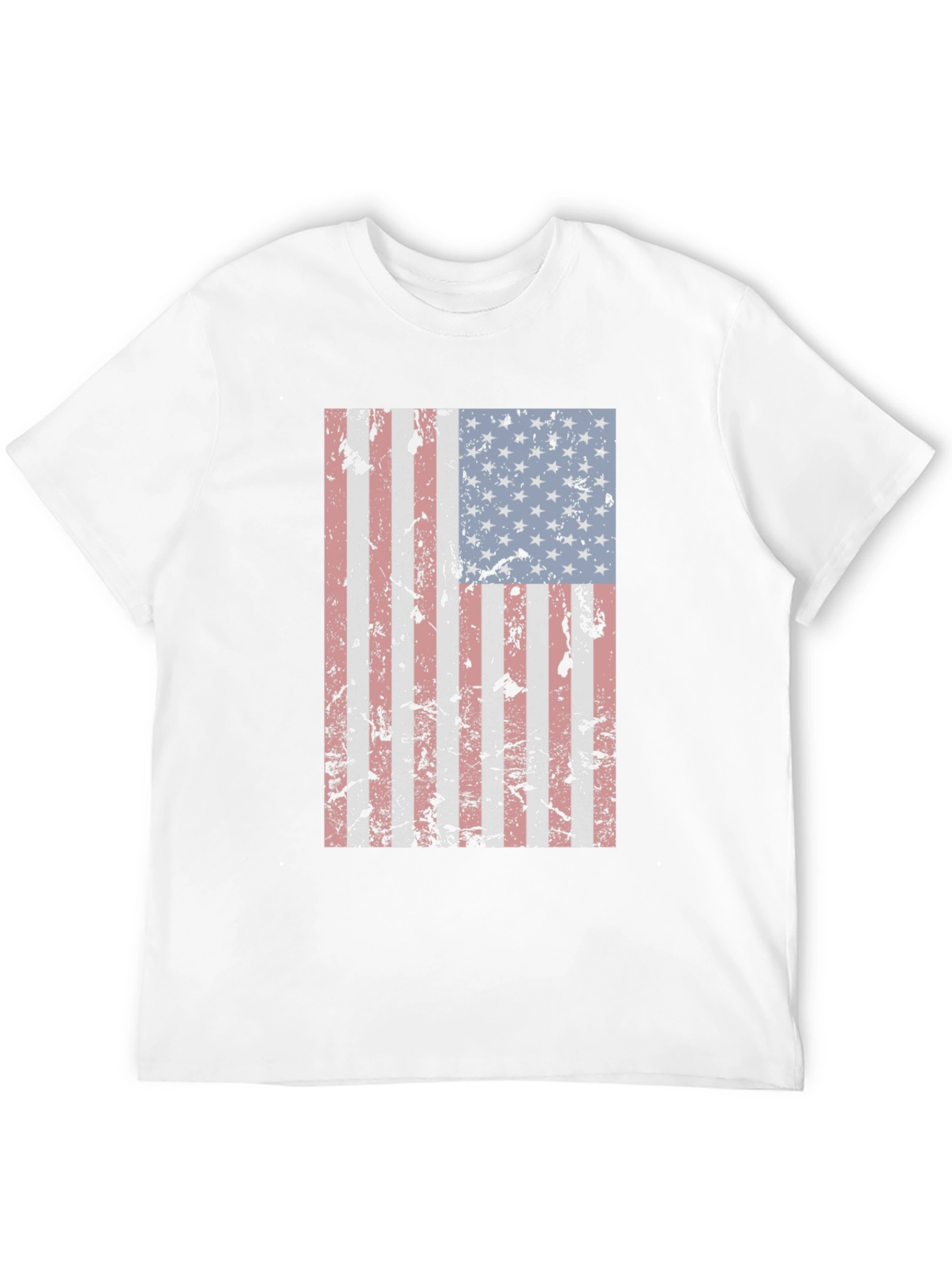 Distressed American Flag Graphic Tee