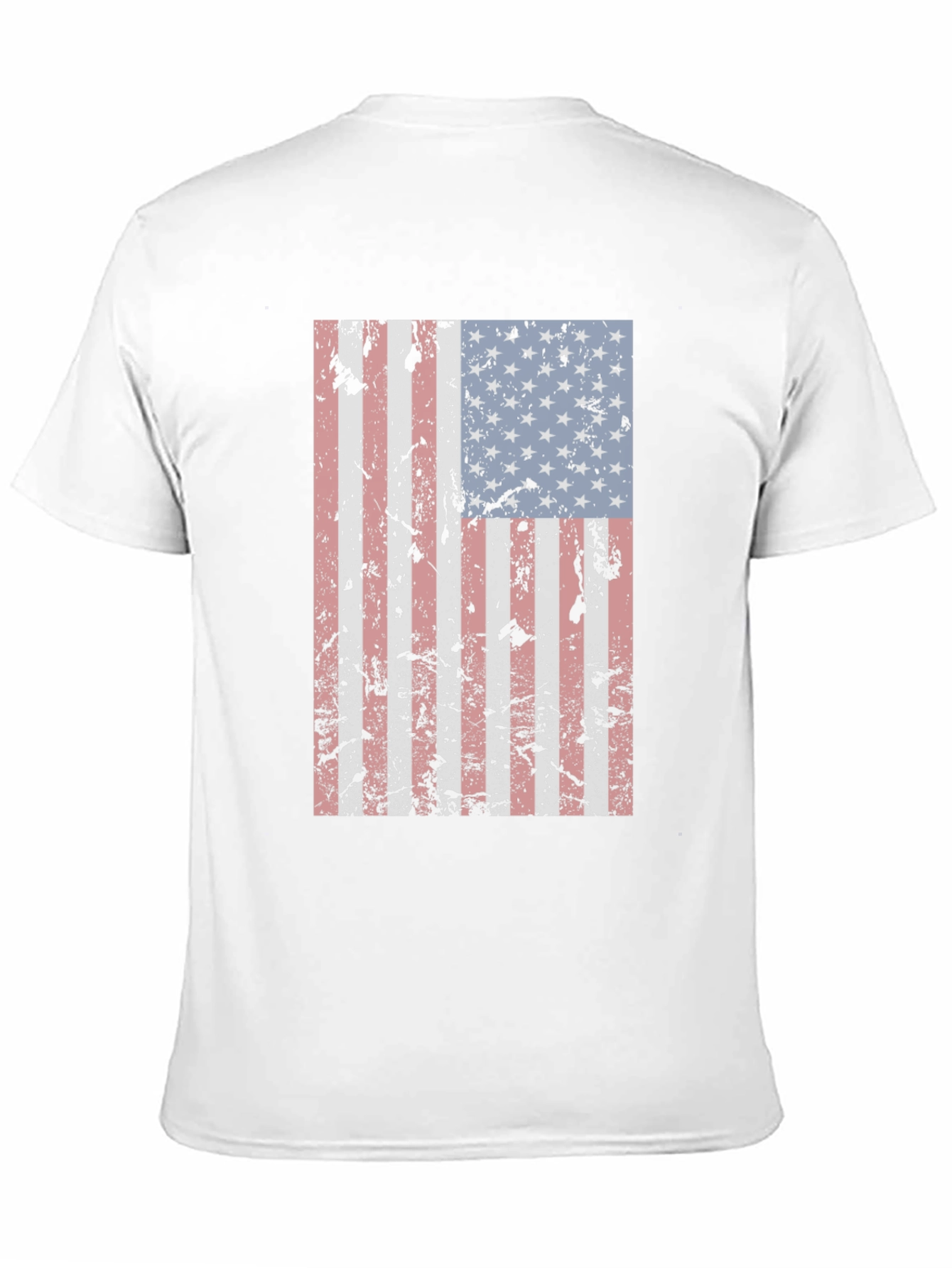 Distressed American Flag Graphic Tee