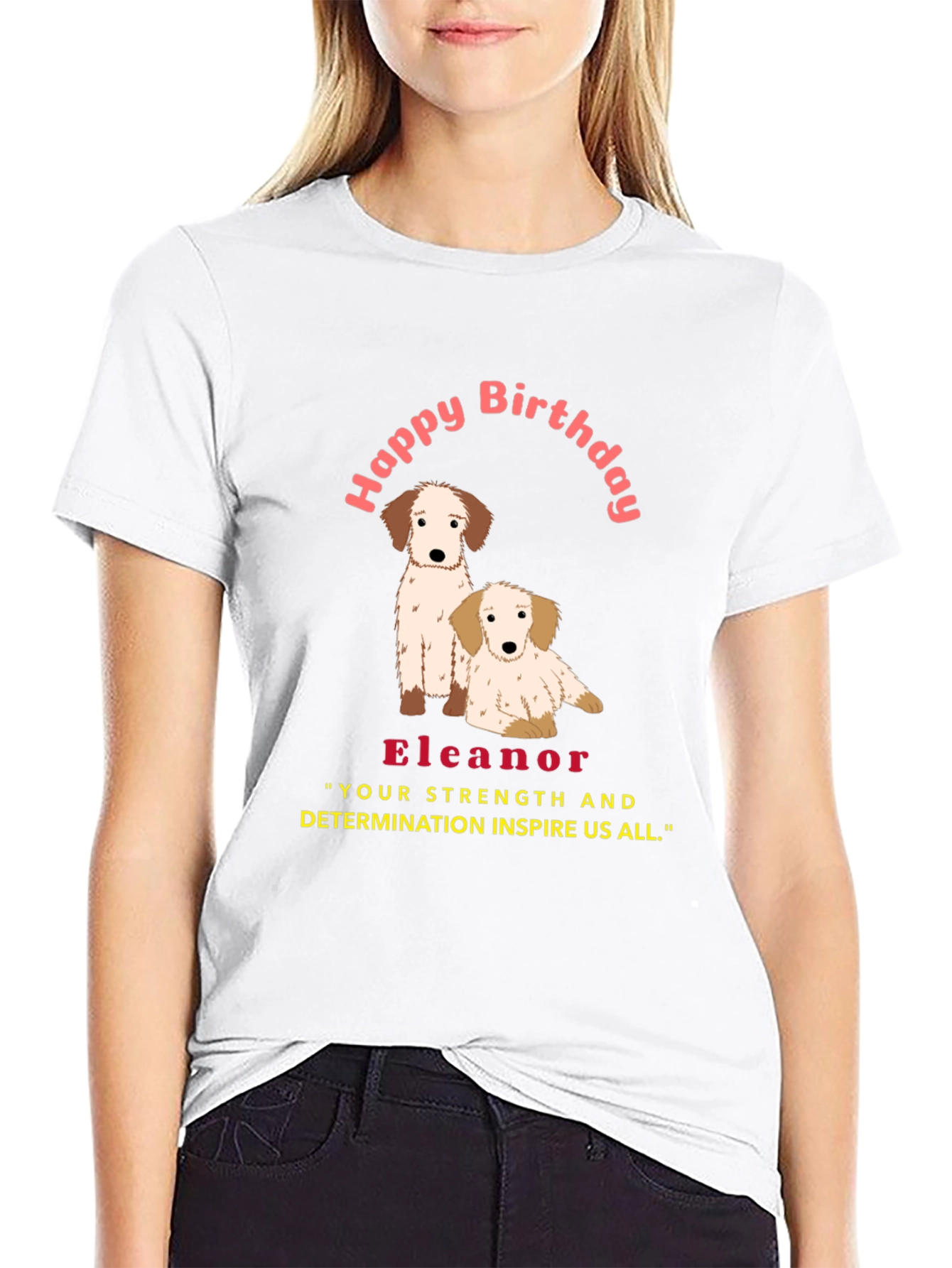 Personalized Happy Birthday Dog T-Shirt