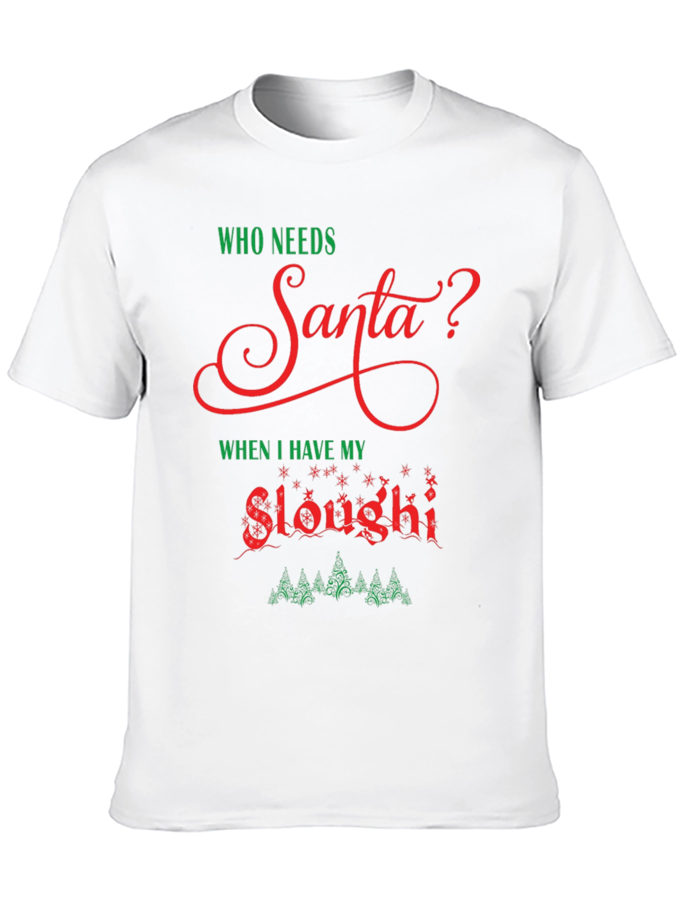 Funny Sloughi Christmas T-Shirt