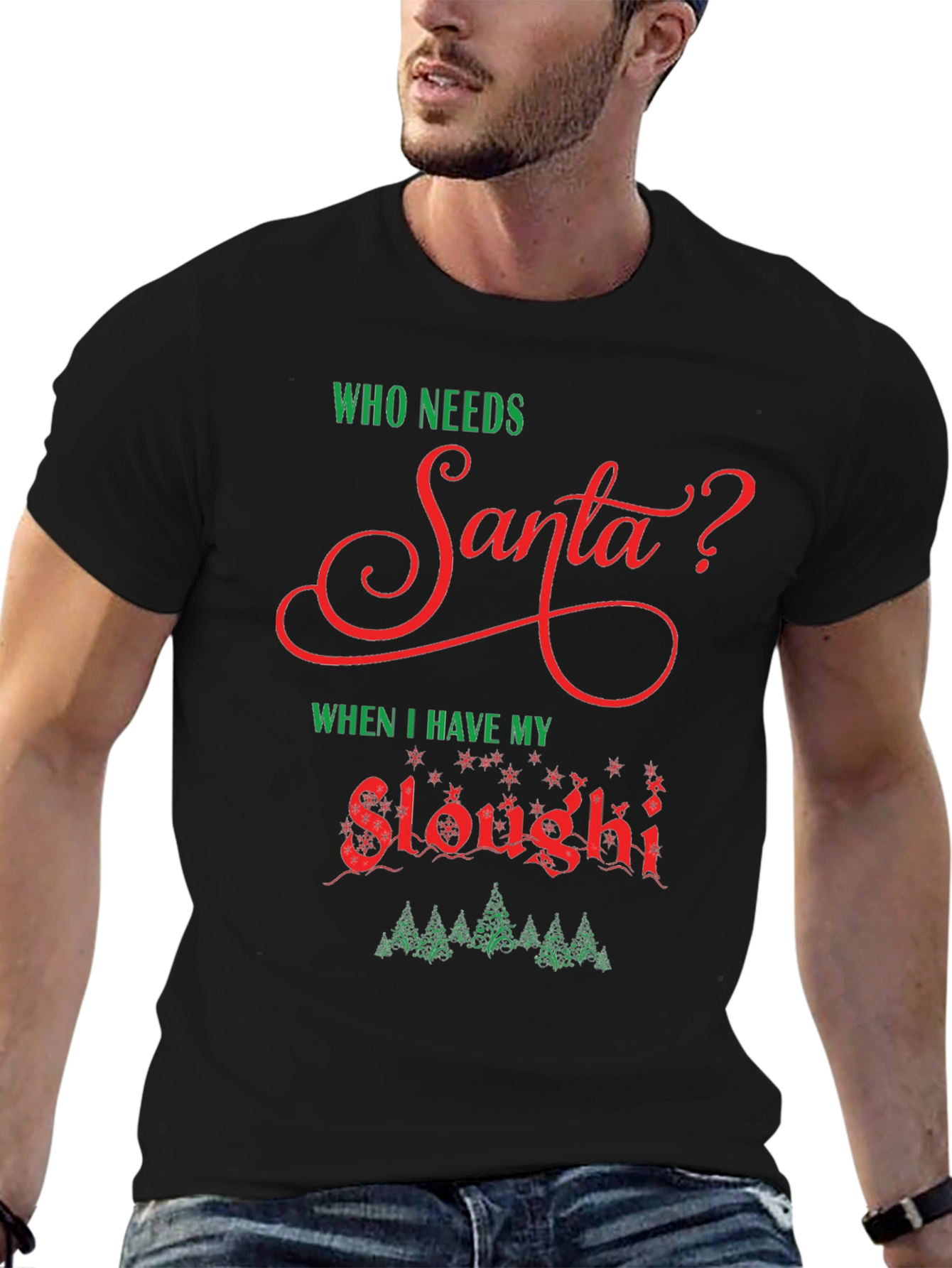 Funny Sloughi Christmas T-Shirt