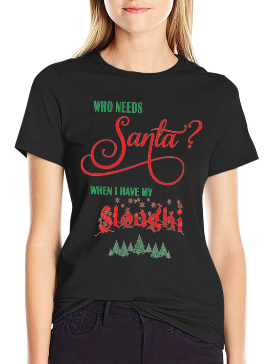 Funny Sloughi Christmas T-Shirt