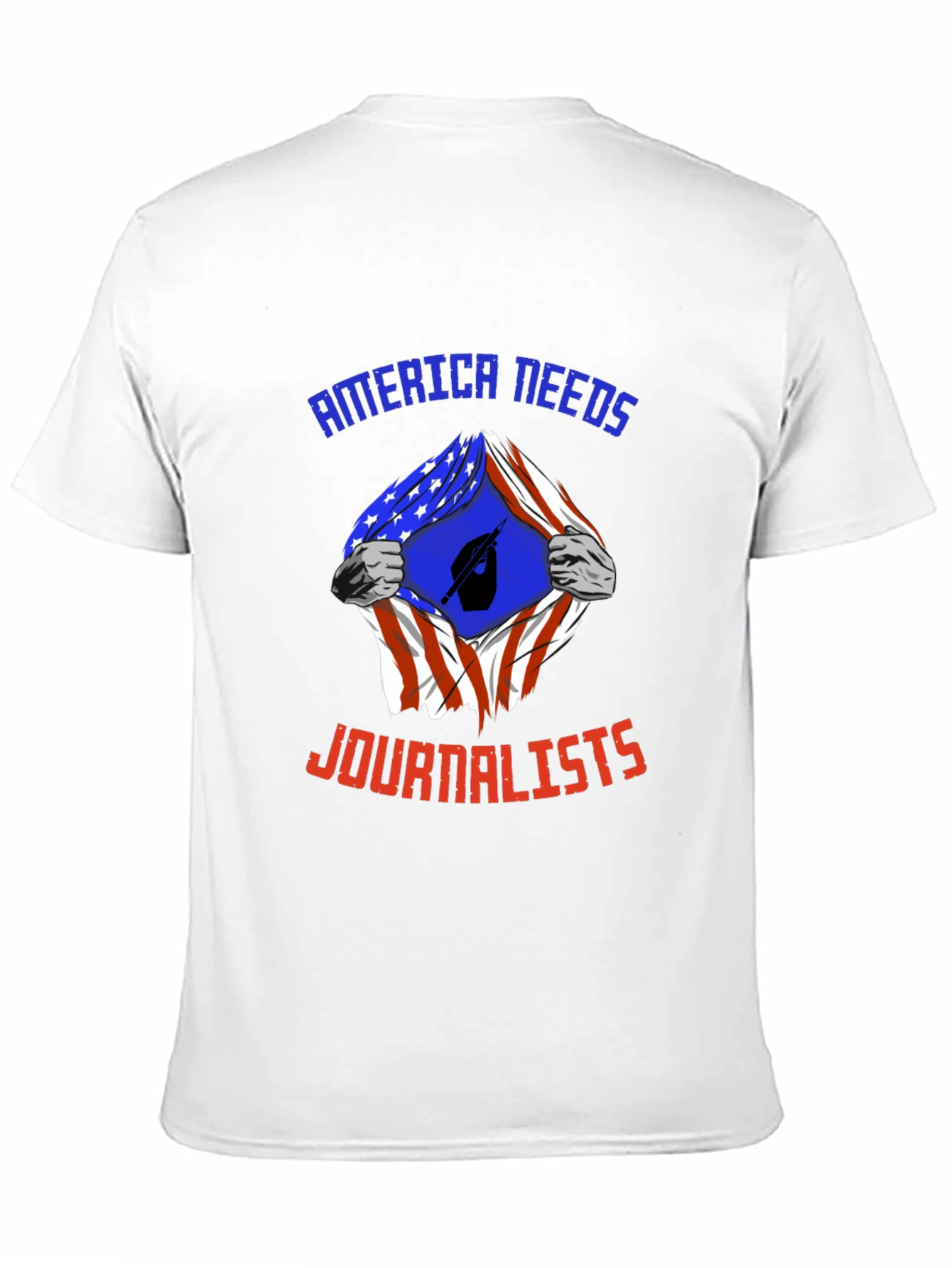 America Needs Journalists T-Shirt Patriotic News Tee