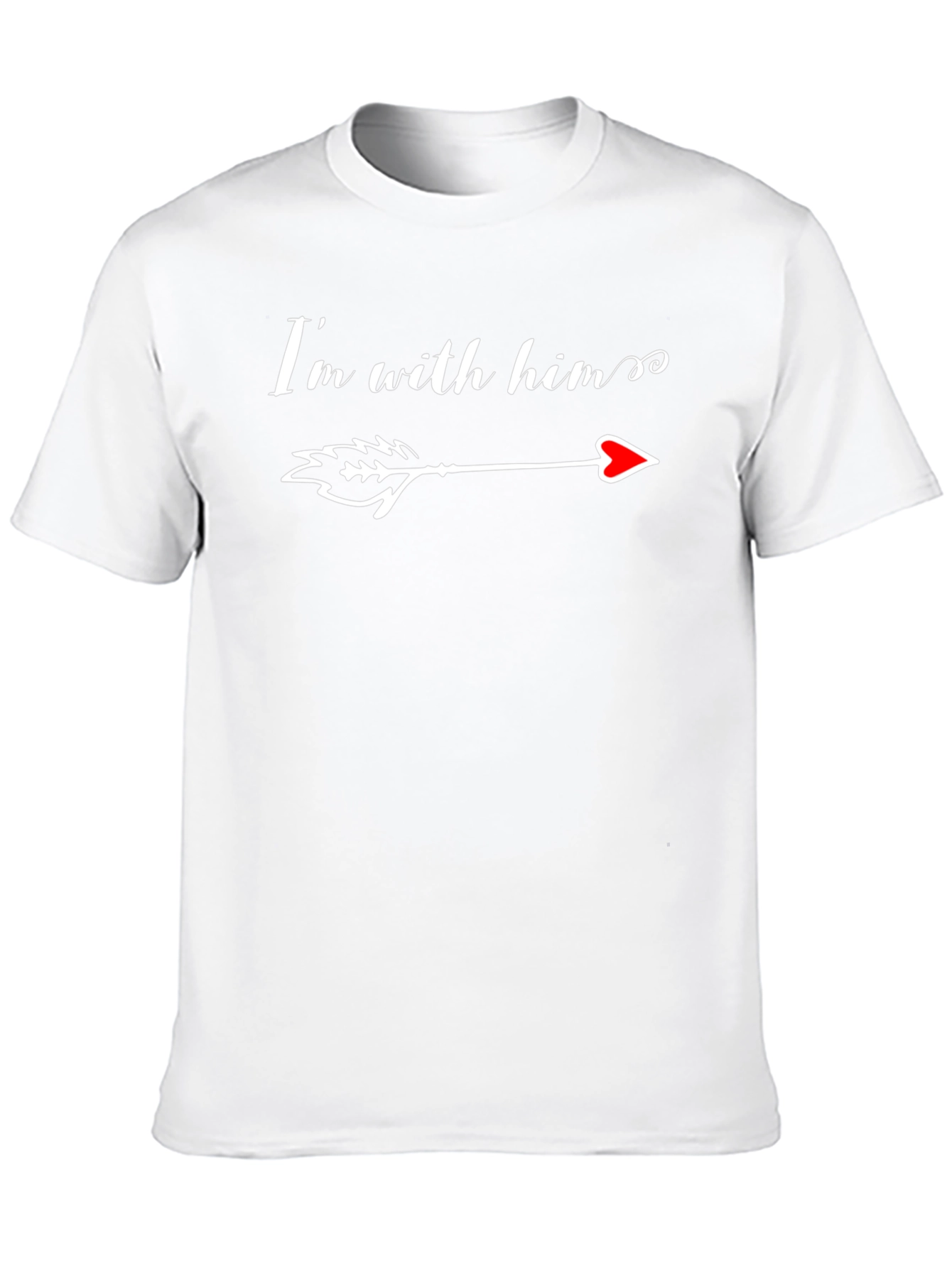 Im With Him Arrow Graphic T-Shirt