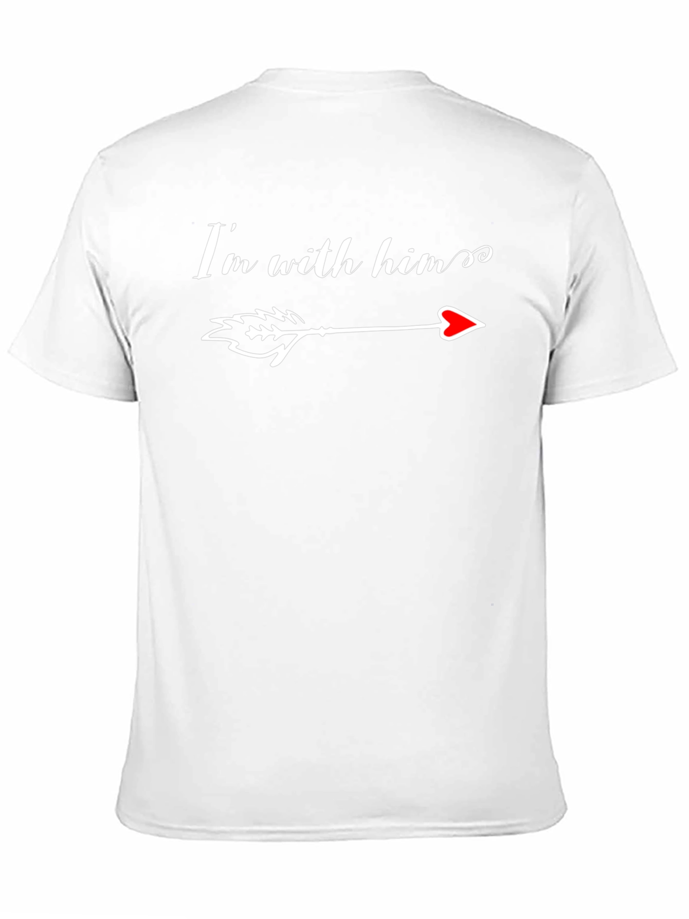 Im With Him Arrow Graphic T-Shirt