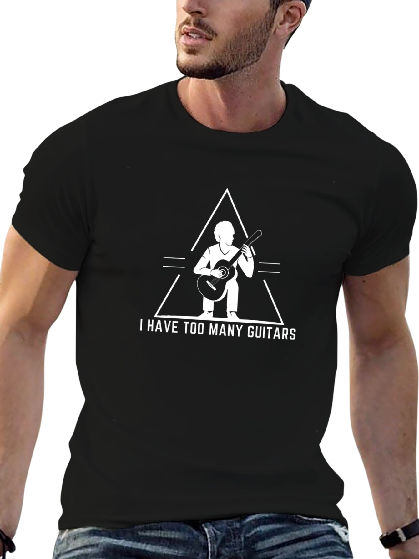 I Have Too Many Guitars T-Shirt Music Lover Tee