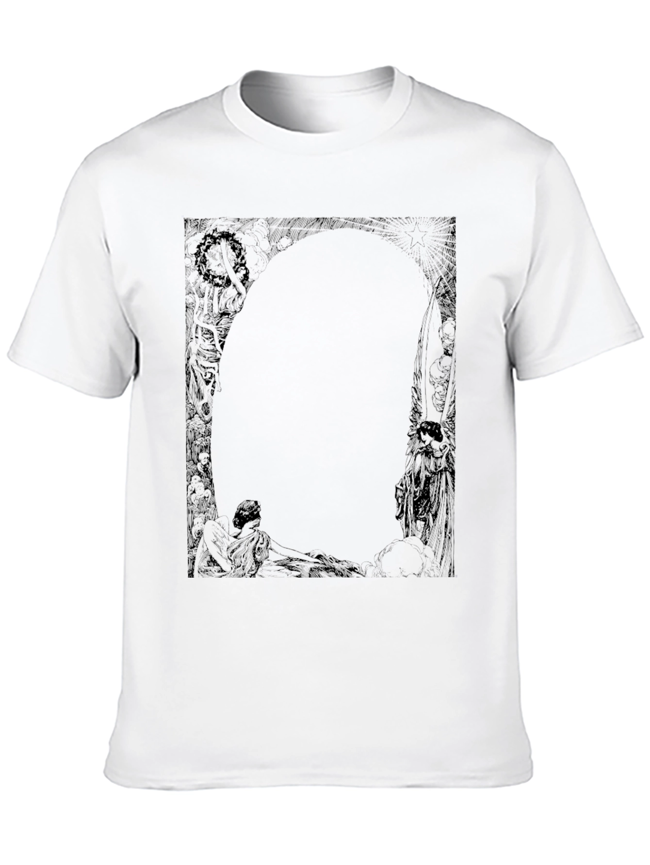 Graphic Print Black T-Shirt