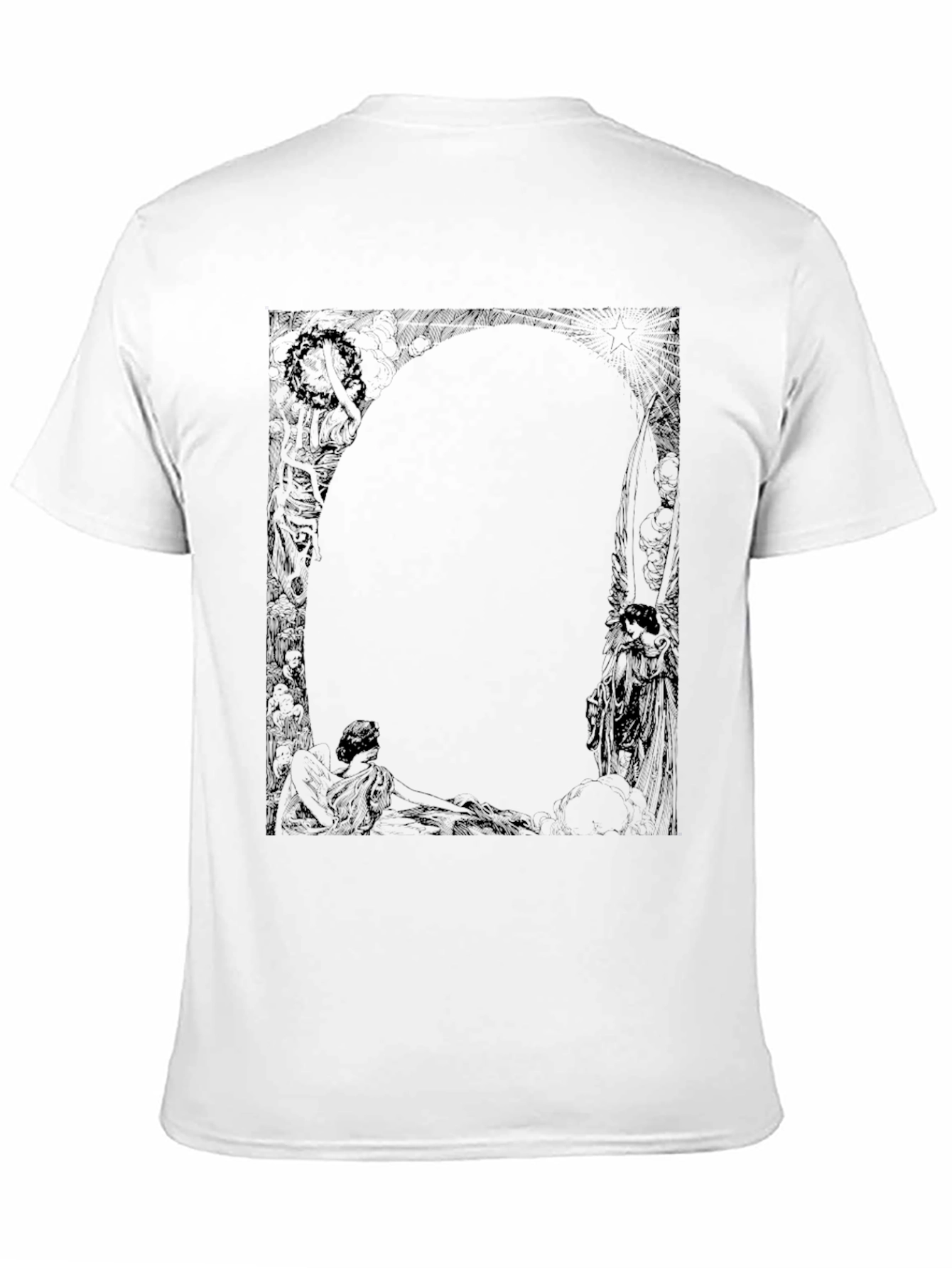 Graphic Print Black T-Shirt