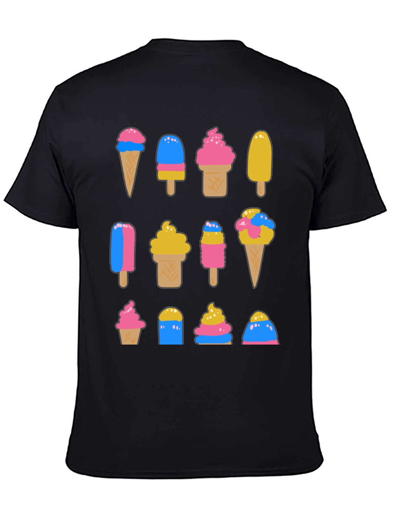 Fun Ice Cream Print T-Shirt