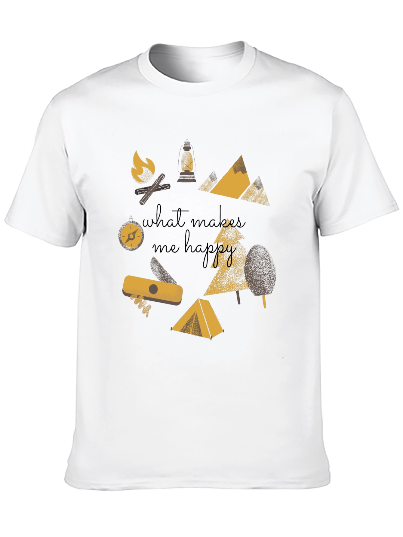 What Makes Me Happy Camping Graphic Tee