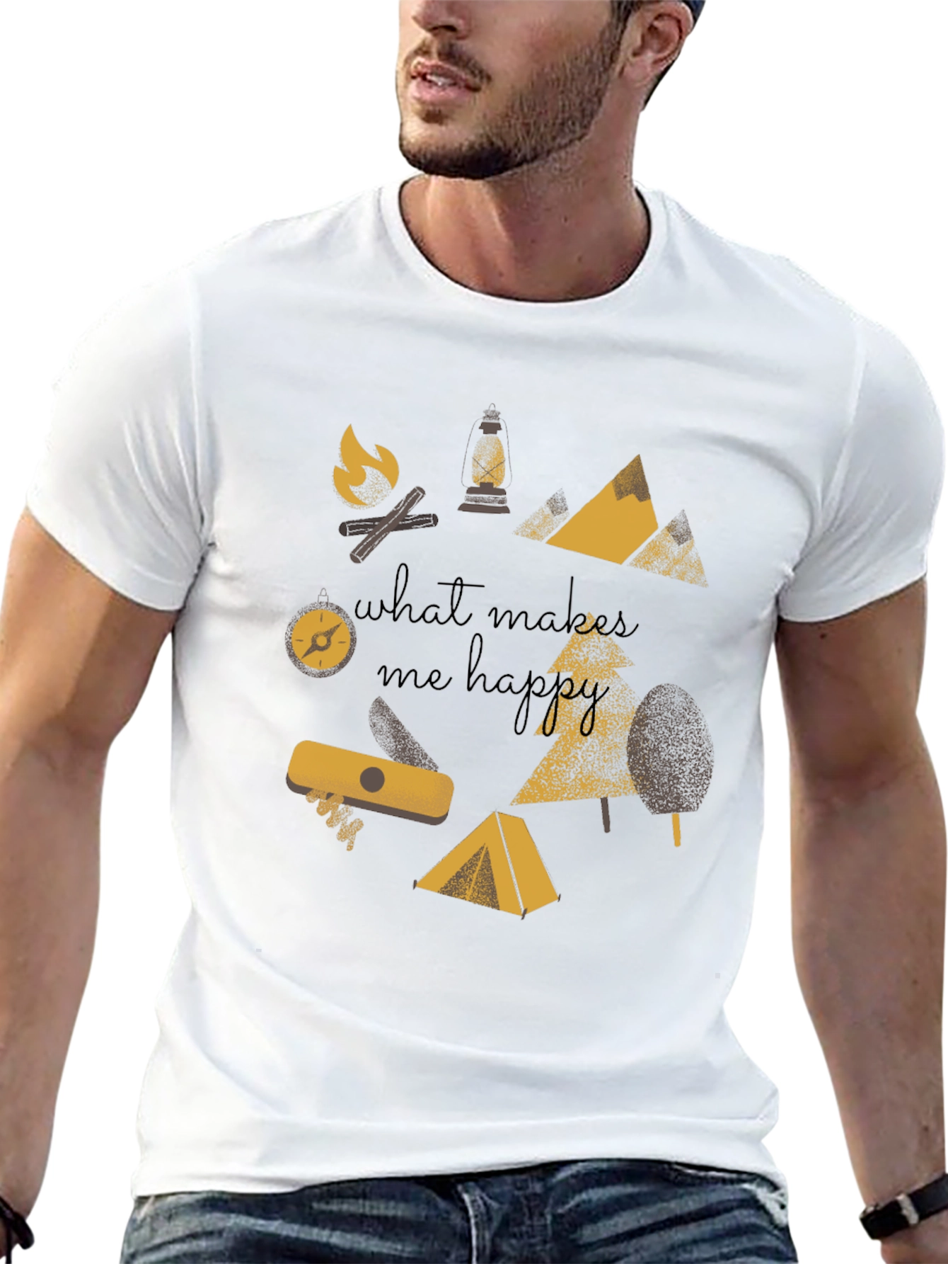 What Makes Me Happy Camping Graphic Tee