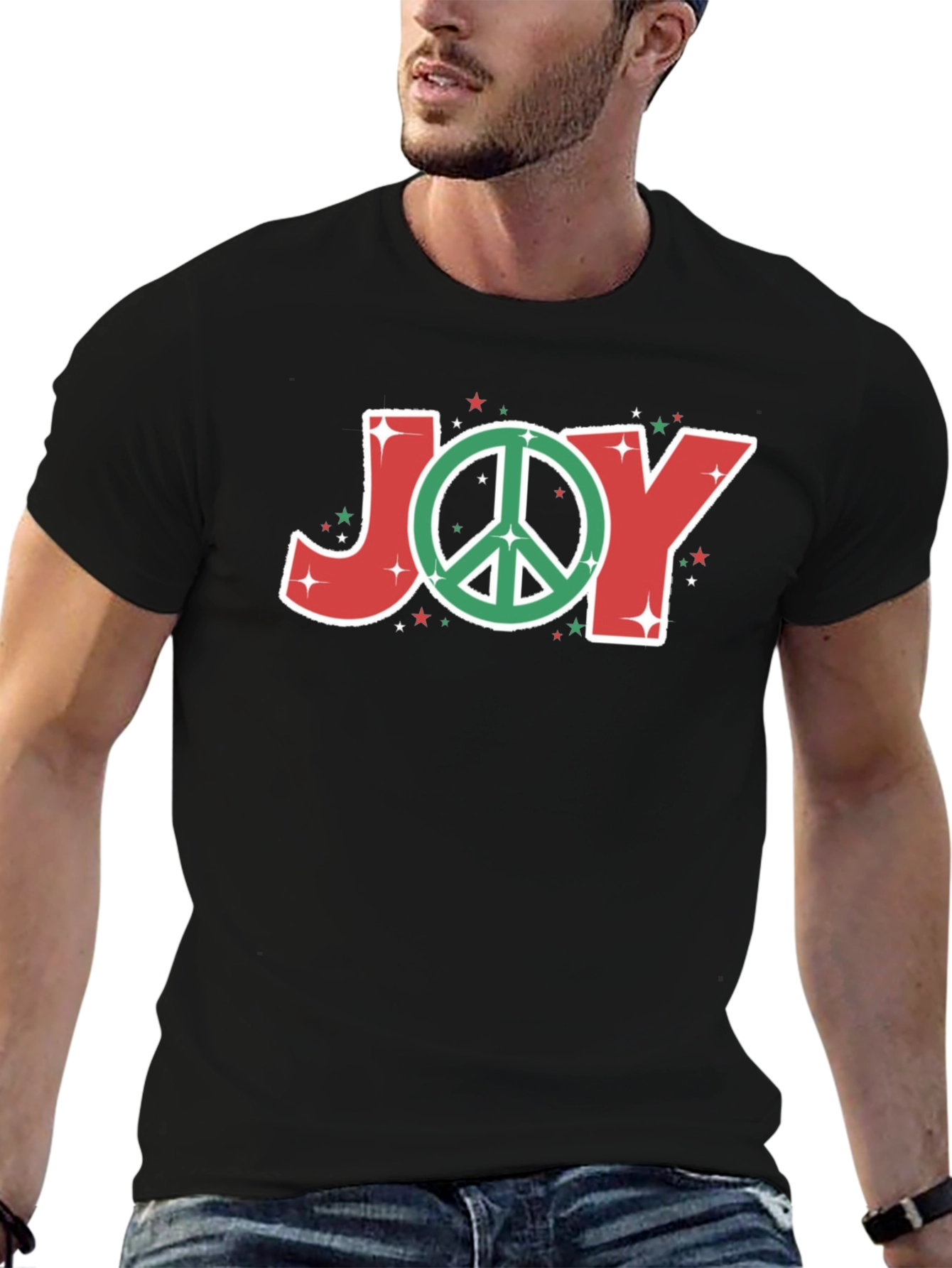 Peaceful Joy T-Shirt - Holiday Cheer