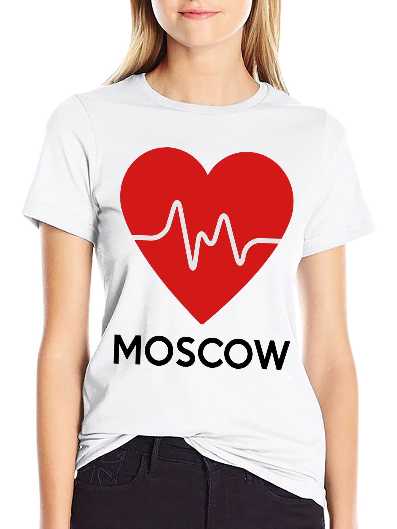 Moscow Heartbeat T-Shirt - City Pride Tee