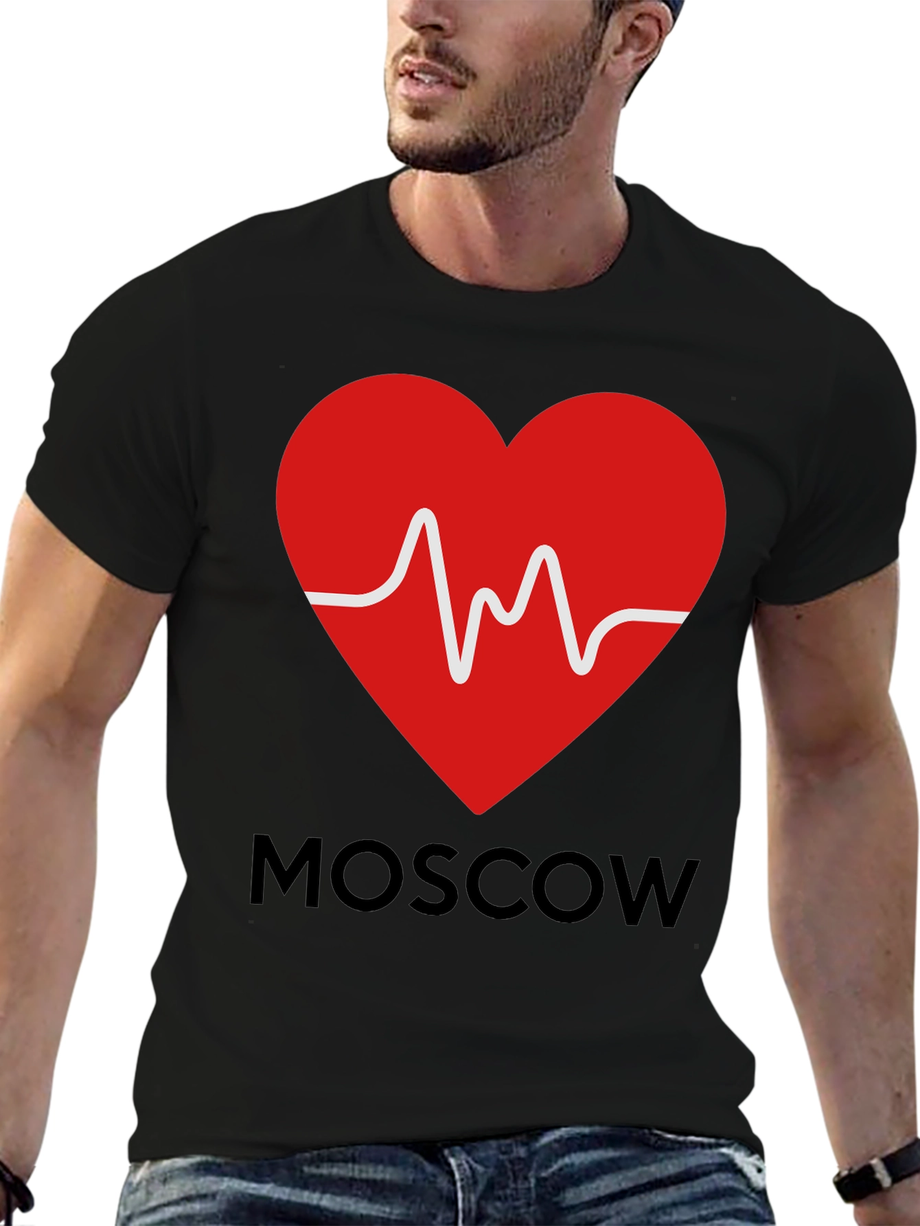 Moscow Heartbeat T-Shirt - City Pride Tee