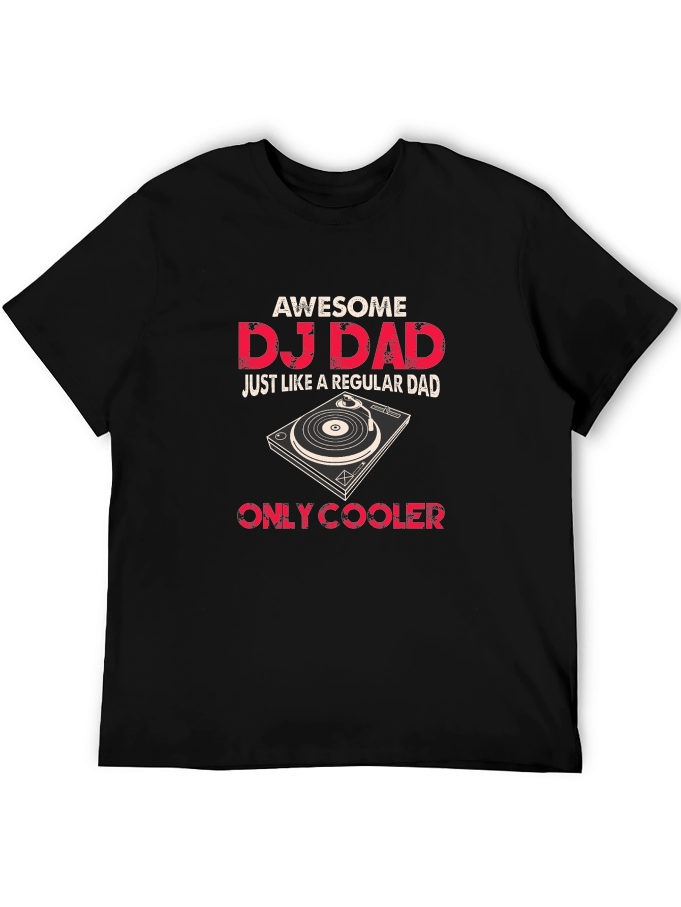 Awesome DJ Dad Graphic T-Shirt