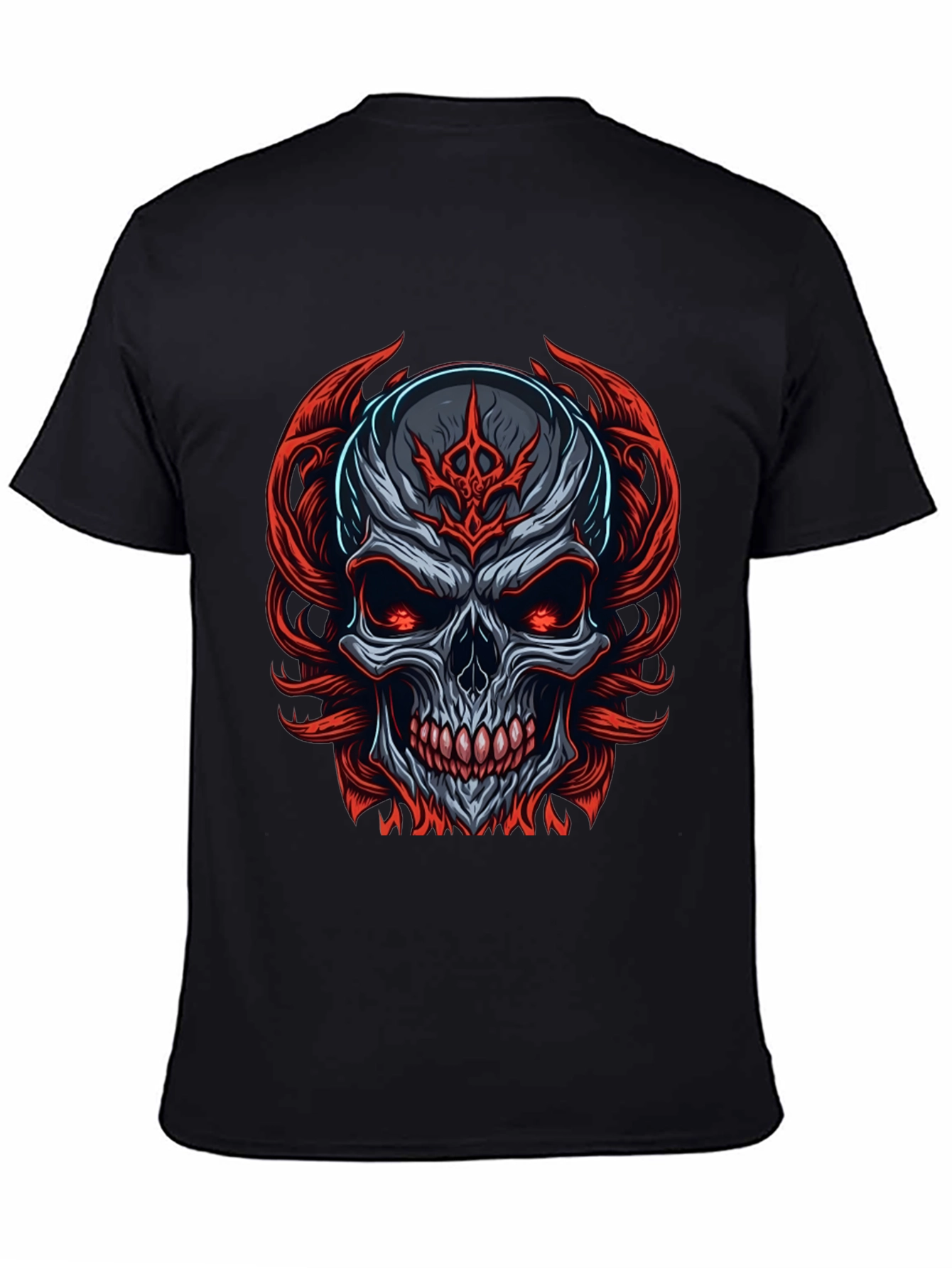 Skull Graphic Tee - Dark Gothic Style