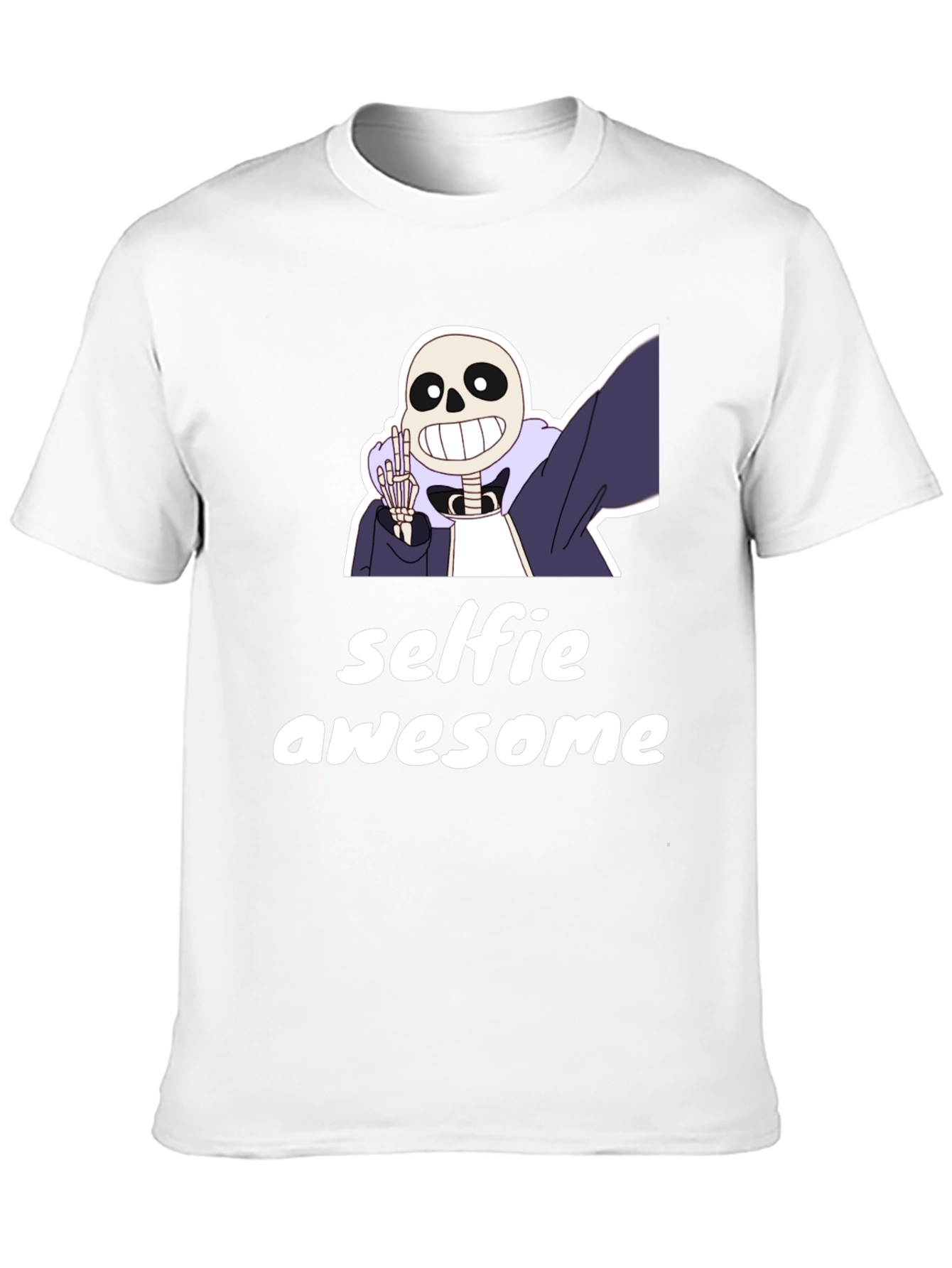 Selfie Awesome Cartoon Character T-Shirt
