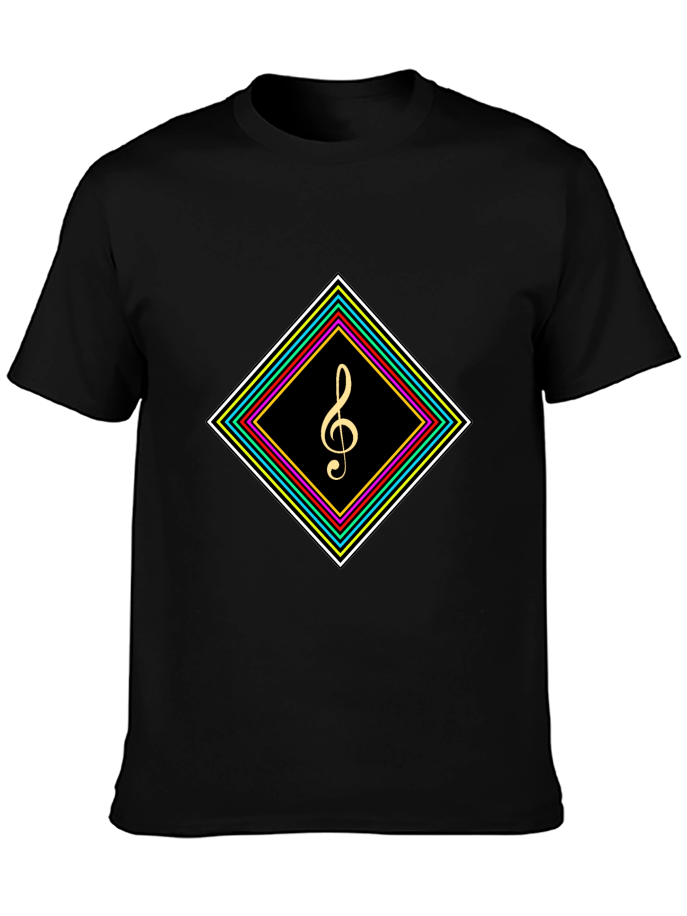 Treble Clef Graphic Tee - Retro Style