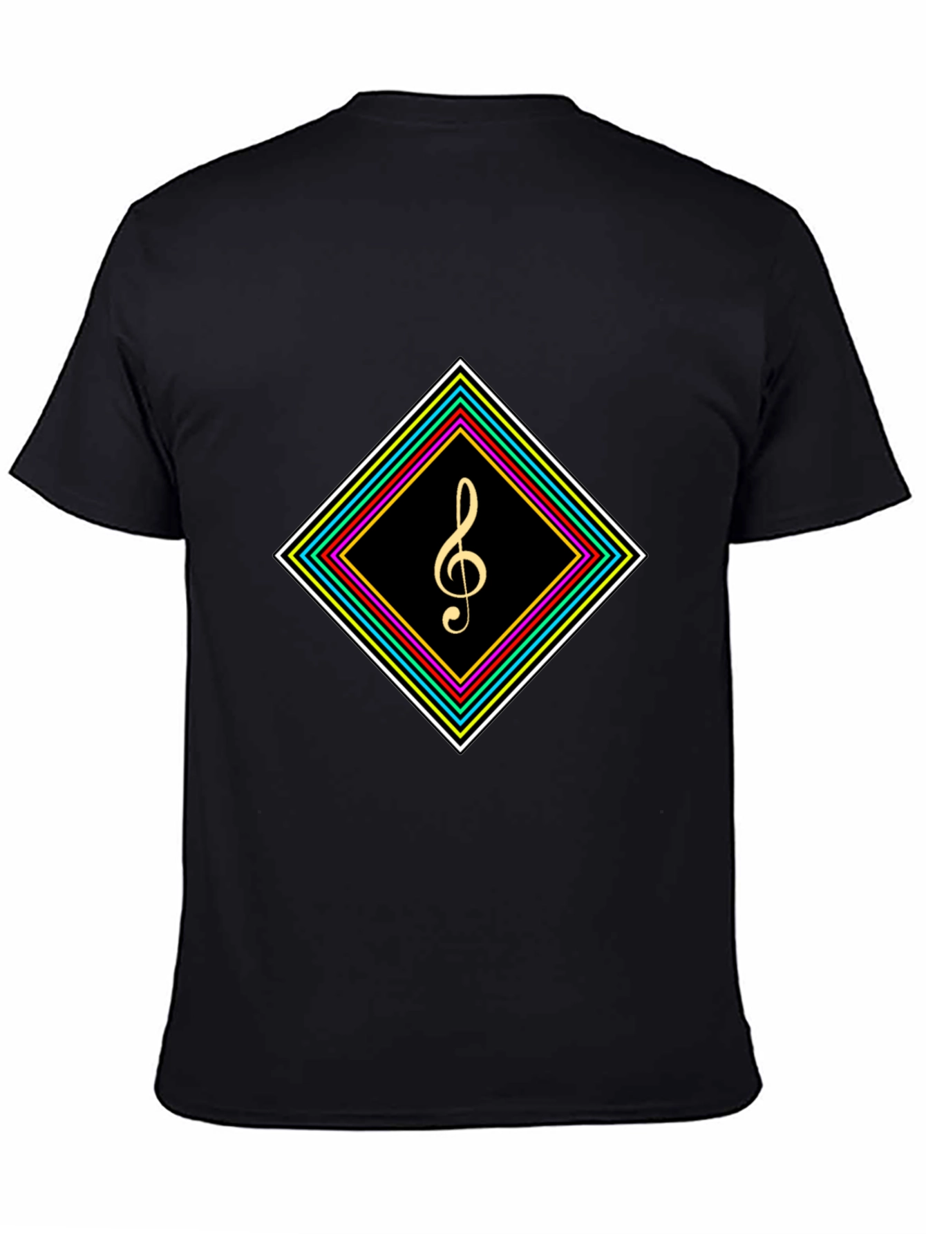 Treble Clef Graphic Tee - Retro Style