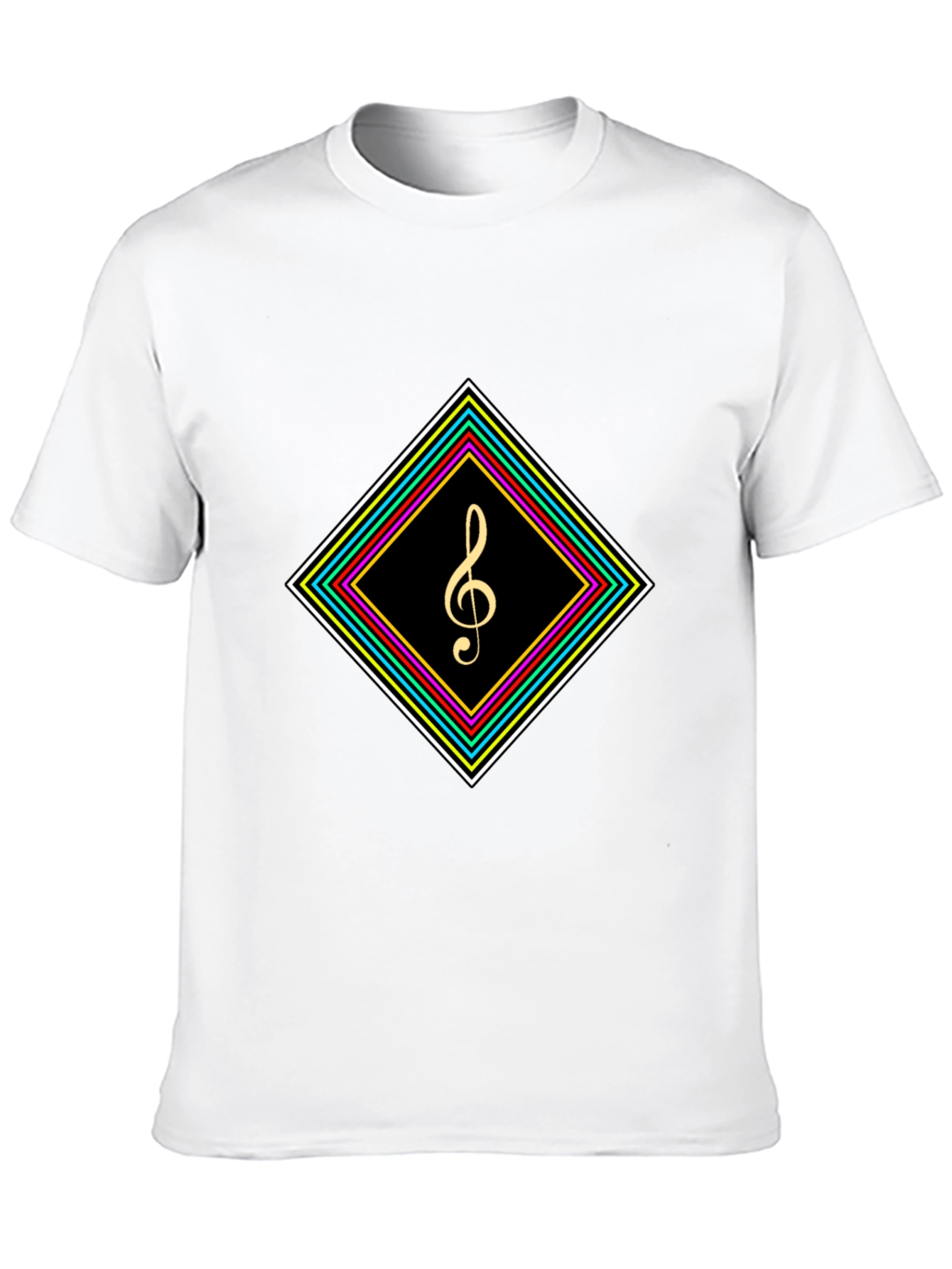 Treble Clef Graphic Tee - Retro Style